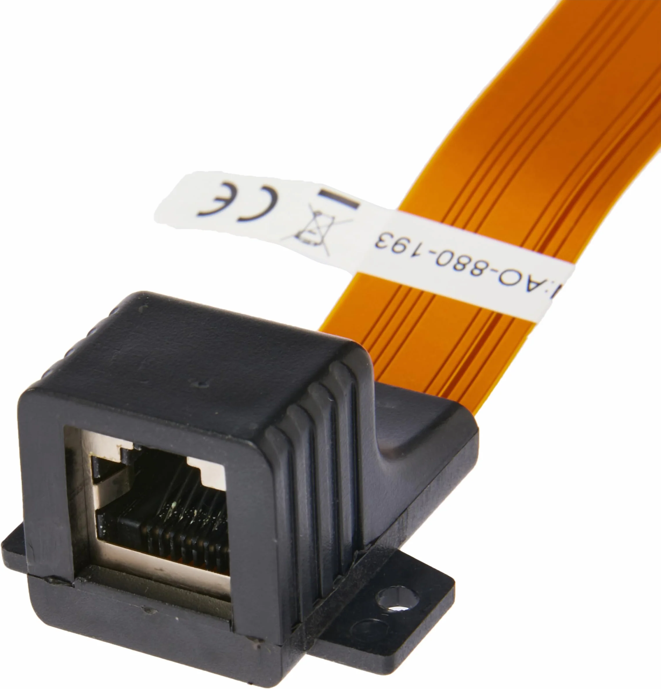 Goobay 71411 RJ45 przepust okienny Ultra-Slim do układania połączeń sieciowych między ramą okienną