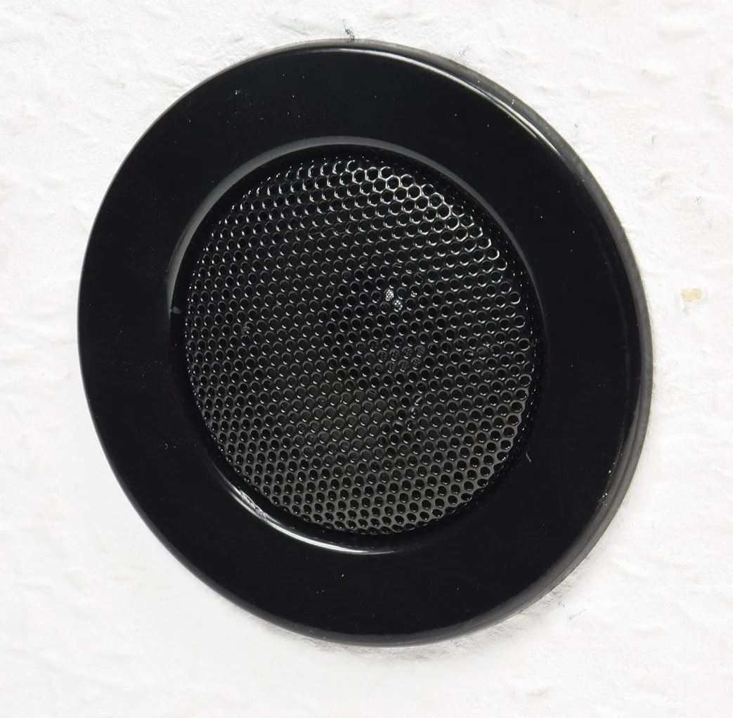 G?o?nik do zabudowy na ?cianie i suficie mini g?o?nik przód 8 cm monta? 6 cm reflektor LED wygl?d klamer Monntage podtynkowy 12 W czarny
