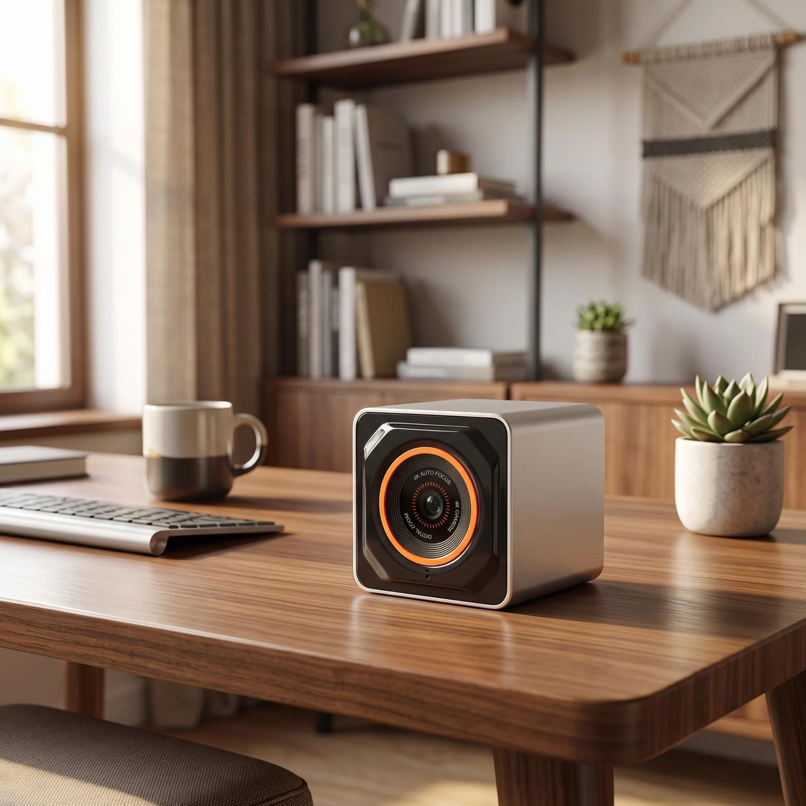 Luocute Kamera Internetowa 4K, 30fps, 75° FOV, PDAF Autofocus | Kamera PC z pilotem, podwójne mikrofony z redukcją hałasu, Plug and Play USB do transmisji na żywo, spotkań, rozmów wideo