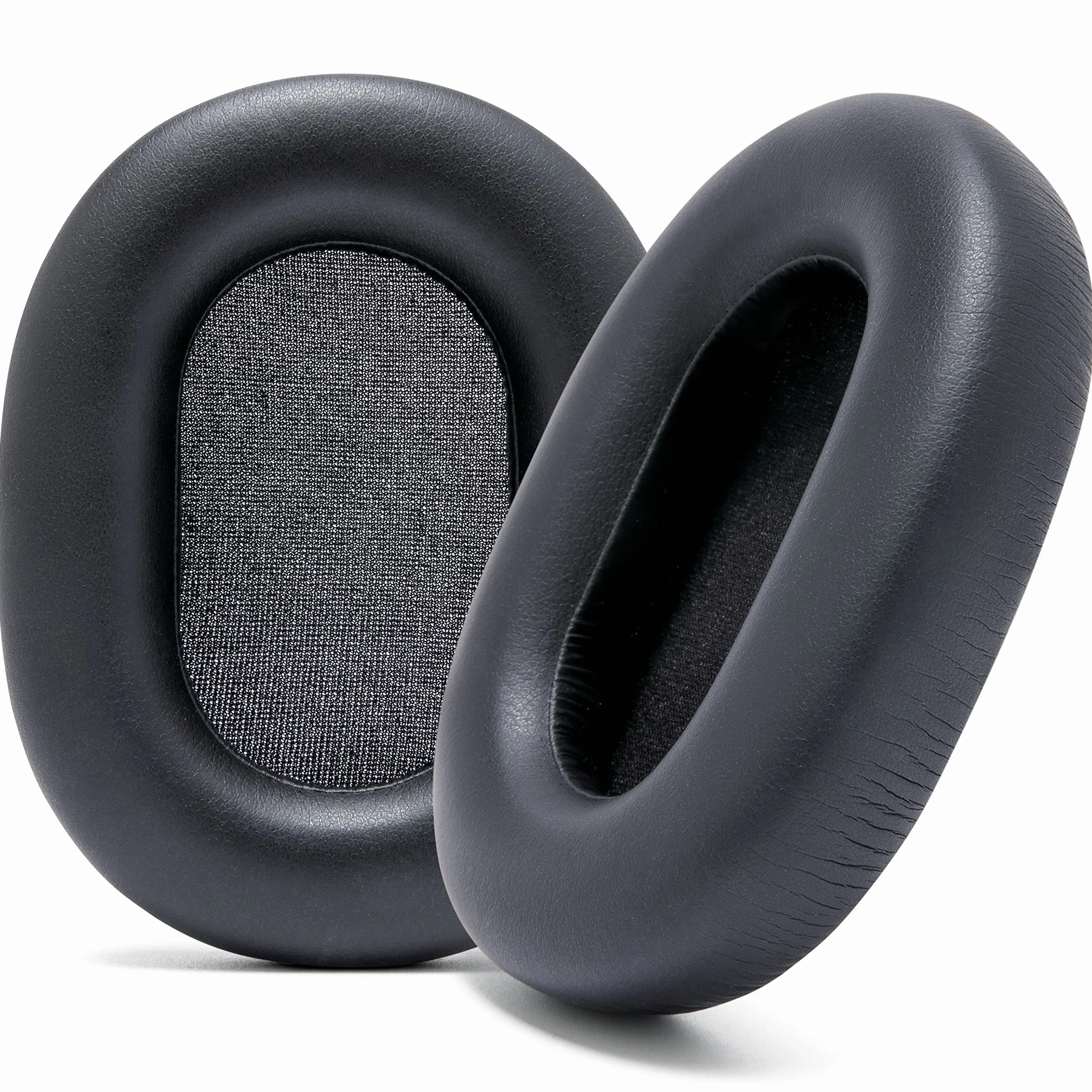 WC PadZ XM5 – zamienne nauszniki kompatybilne z Sony WH-1000XM5 | Od Wicked Cushions | Miękka skóra PU, wyjątkowa grubość i pianka z pamięcią kształtu izolująca dźwięk | Black