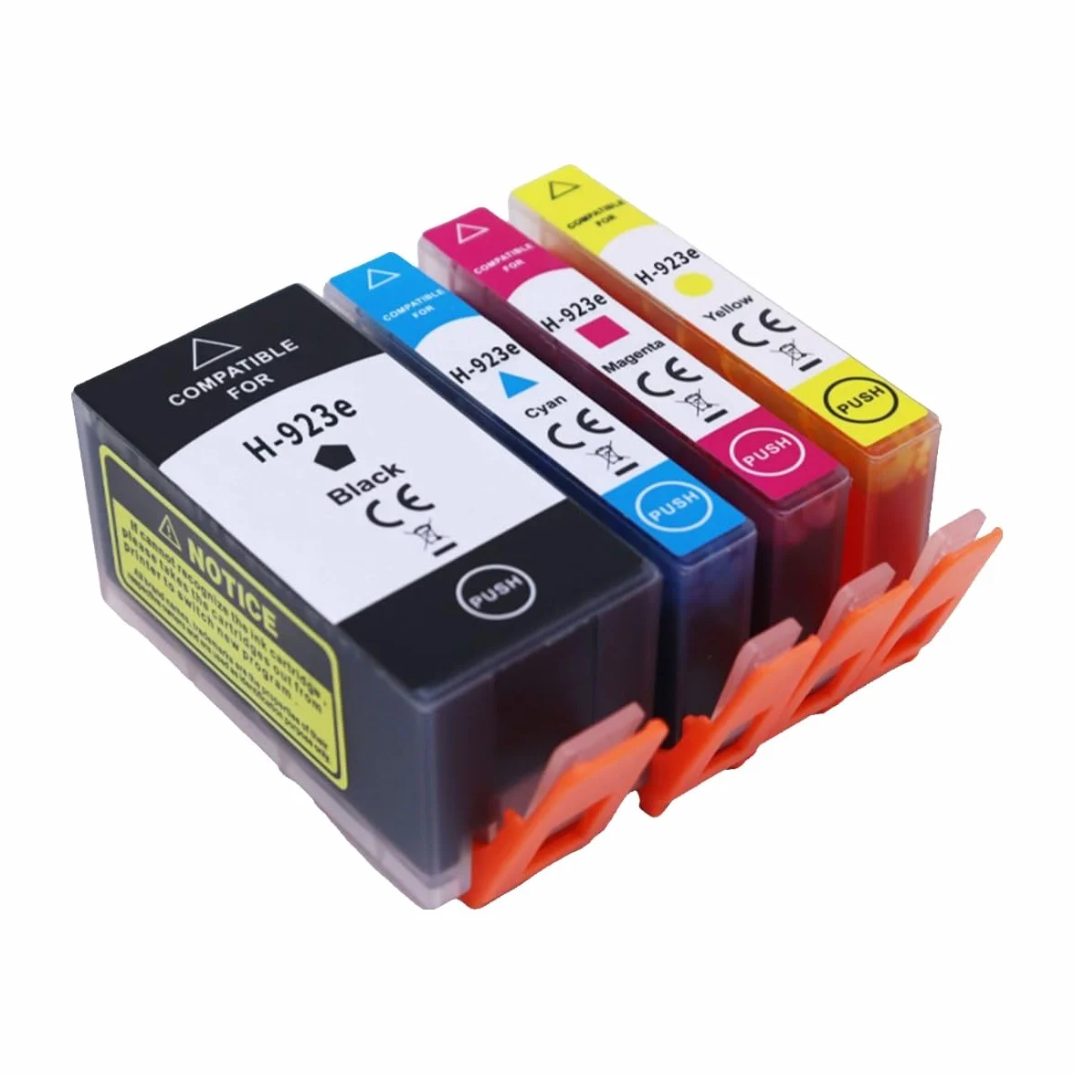 1 szt. 923 tusz do drukarki OfficeJet Pro 8120 8124e 8122e 8132e (kompatybilny z 923M czerwony)