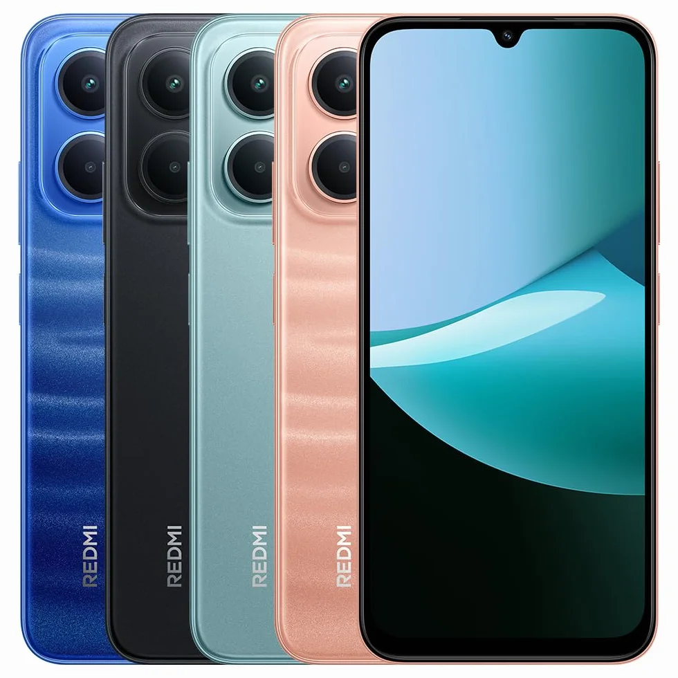 XIAOMI Smartfon Redmi 15C 4G, 8 GB + 256 GB, jasnopomarańczowy, masywny akumulator 6000 mAh, ekran 6,9 cala, podwójny aparat AI 50 MP, ładowanie Turbo 33 W, z ładowarką, NFC nie jest kompatybilny