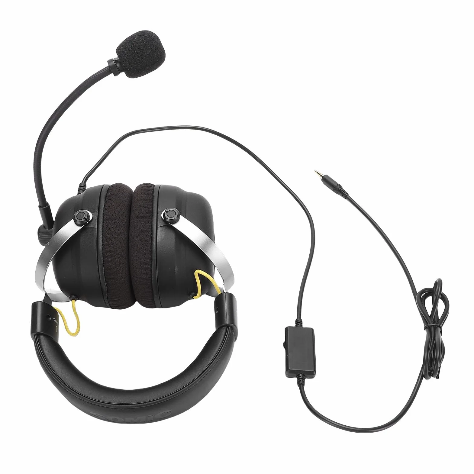 3,5 Mm Zestaw Słuchawkowy Gaming Superior Bass Soundphone do Gry Oglądającej Filmy Słuchające Muzyki Idealne dla Graczy i Filmowców