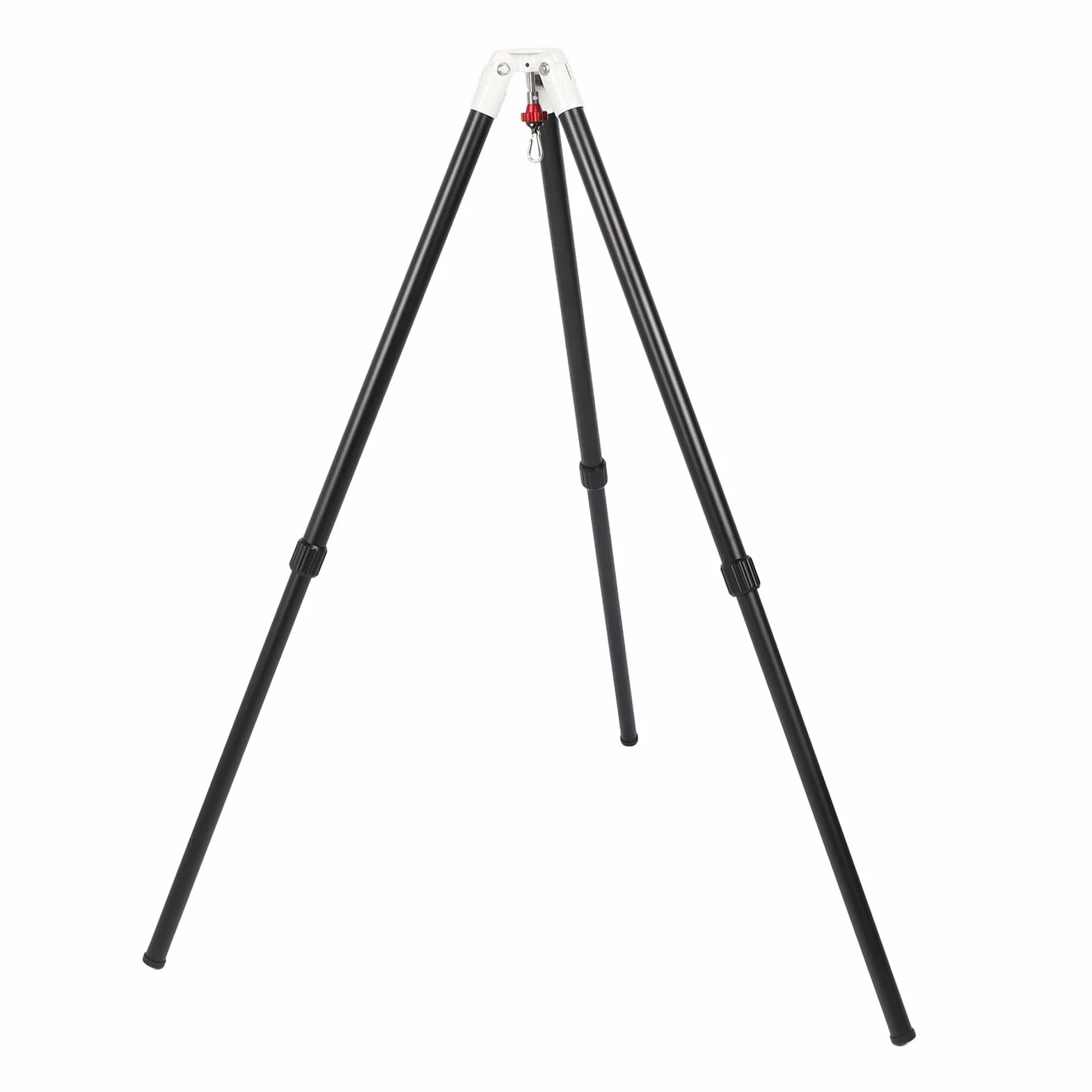 Statyw do Teleskopu Astronomicznego, Aluminiowy Statyw o Udźwigu 15 Kg z 2-sekcyjną regulacją Wysokości, śrubą 3/8" i Podkładkami Gumowymi do Lunet, Fotografii Plenerowej
