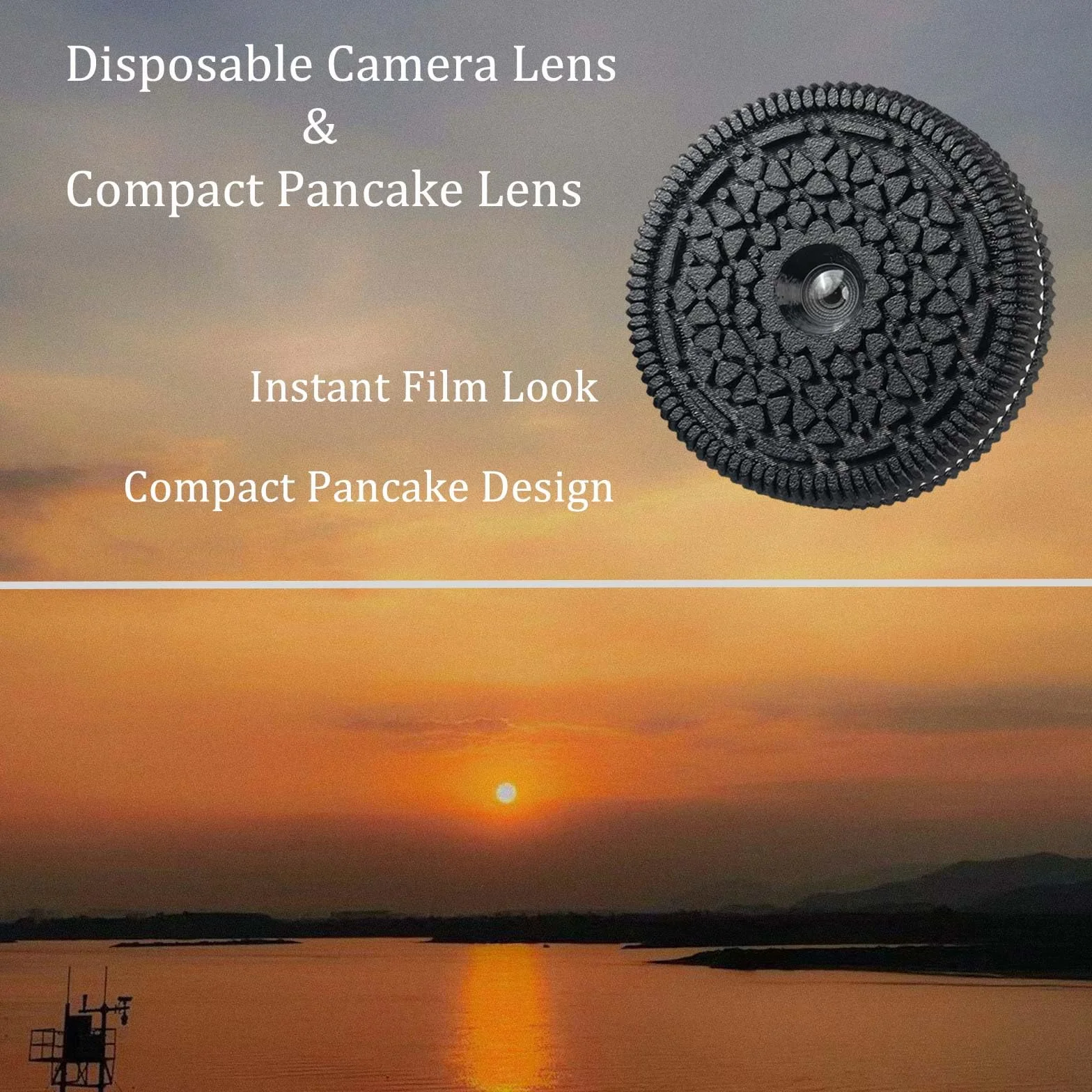 Obiektyw pancake 32 mm F10 do mocowania Sony E, kompatybilny z Sony ZV-E10, ZV-E10II, A6700, A6600, A6400, A7C II, A7C, A7CR, A7II, A7SIII, A7III, A6100, A7RIV, A7RIII, NEX.