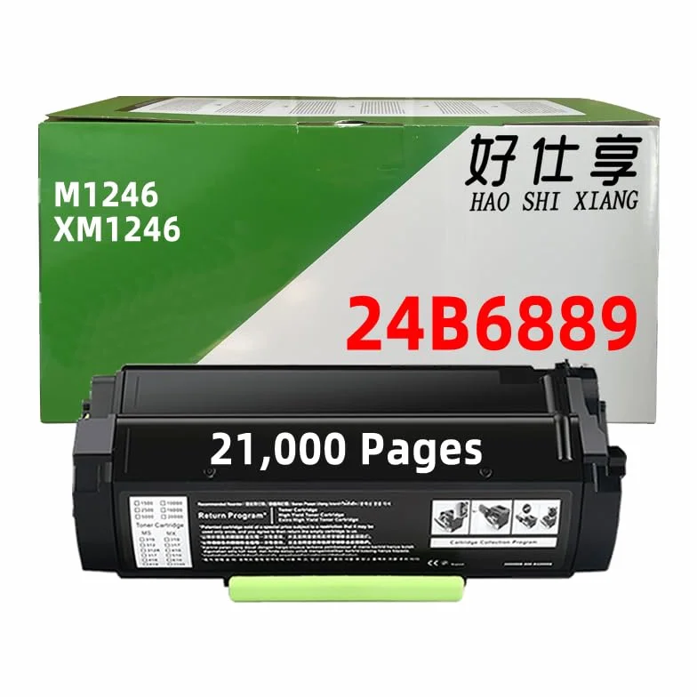 24B6889 zamiennik kasety z tonerem o wysokiej wydajności do drukarki laserowej Lexmark M1246 XM1246 21000 stron 1 opakowanie
