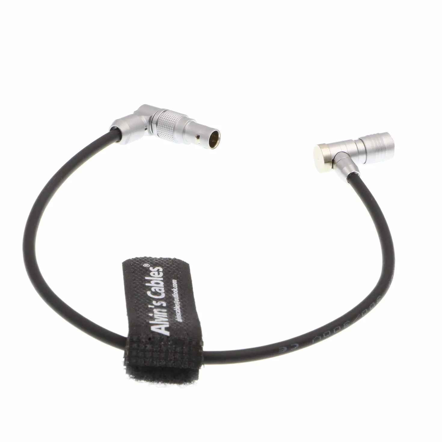Alvin's Cables Z CAM E2 obrotowy kąt prosty 2-pinowy do 4-pinowy żeński kabel zasilający kątowy do monitora Portkeys