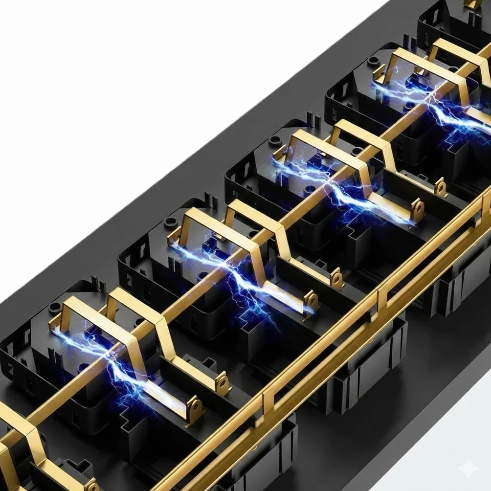 Infinitronic - INSV1013A zasilający 19 cali, 1HE 13 przegródek, listwa zasilająca