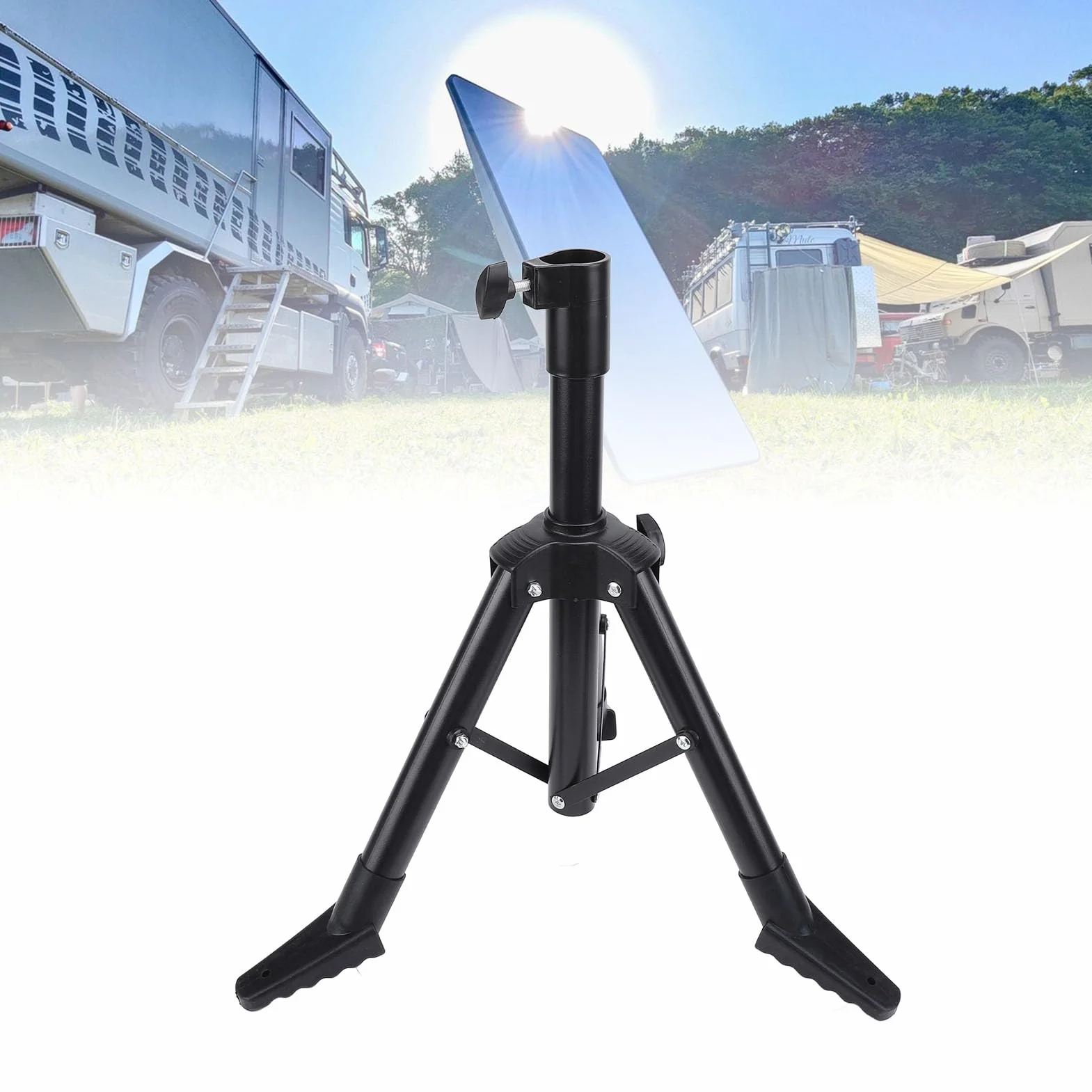 Dilwe Stojak Trójnóg dla Gen 2, Metalowy Składany Uchwyt do Statywu dla Gen 2, Przenośna Stabilna Konstrukcja o Długości 63 Cm, Rozmiar Po Złożeniu 45 Cm, do Jachtu Kempingowego Campervan Outdoor