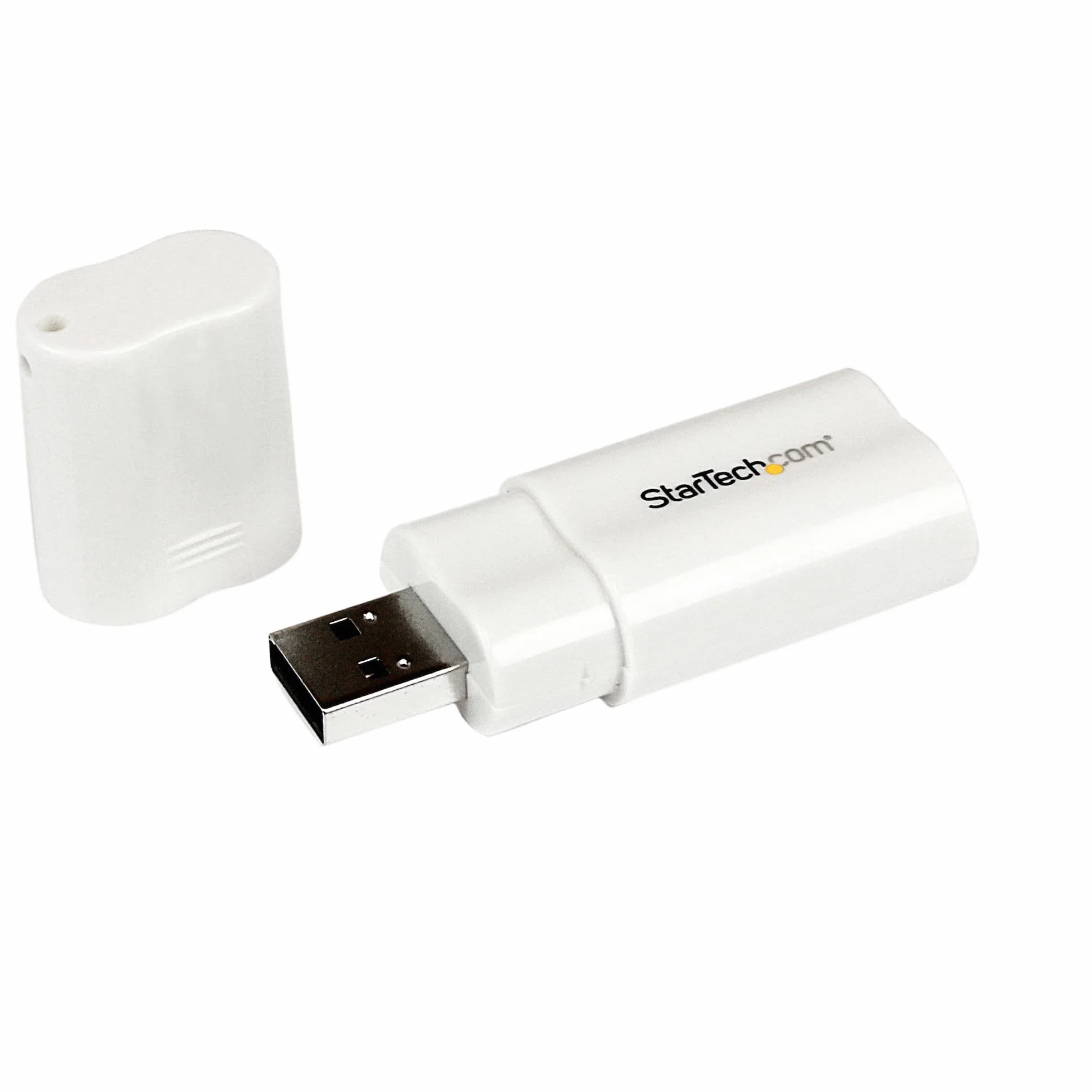 StarTech.com Konwerter adaptera audio USB na stereo - adapter stereo USB - zewnętrzna karta dźwiękowa USB - karta dźwiękowa laptopa, TAA (ICUSBAUDIO)