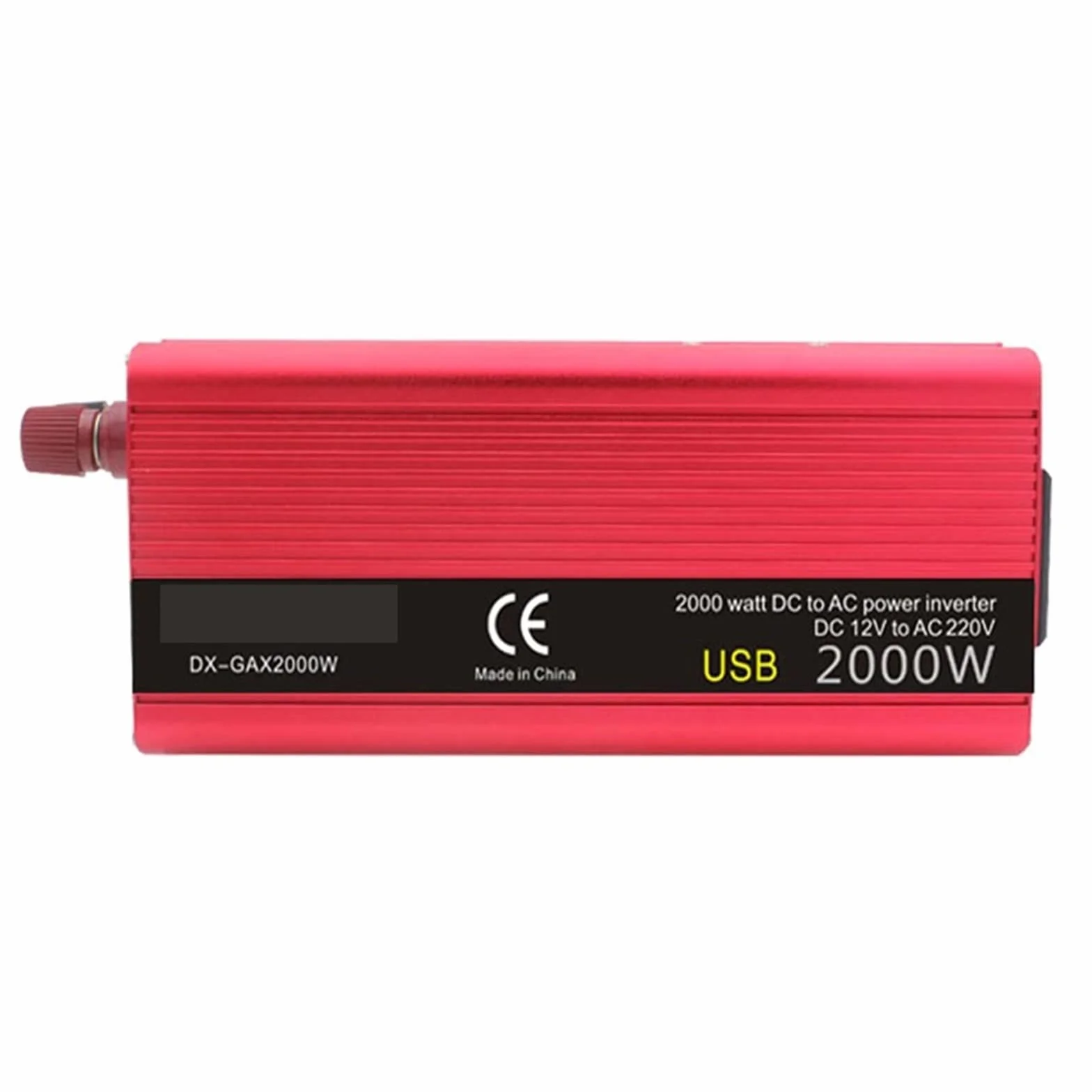 Falownik, Zmodyfikowany falownik sinusoidalny 1500W/2000W/2600W przetwornica napięcia 12V do 220 napięcie zasilania DC AC uniwersalne gniazdo domu na zewnątrz Powerbank(1500W,12V)