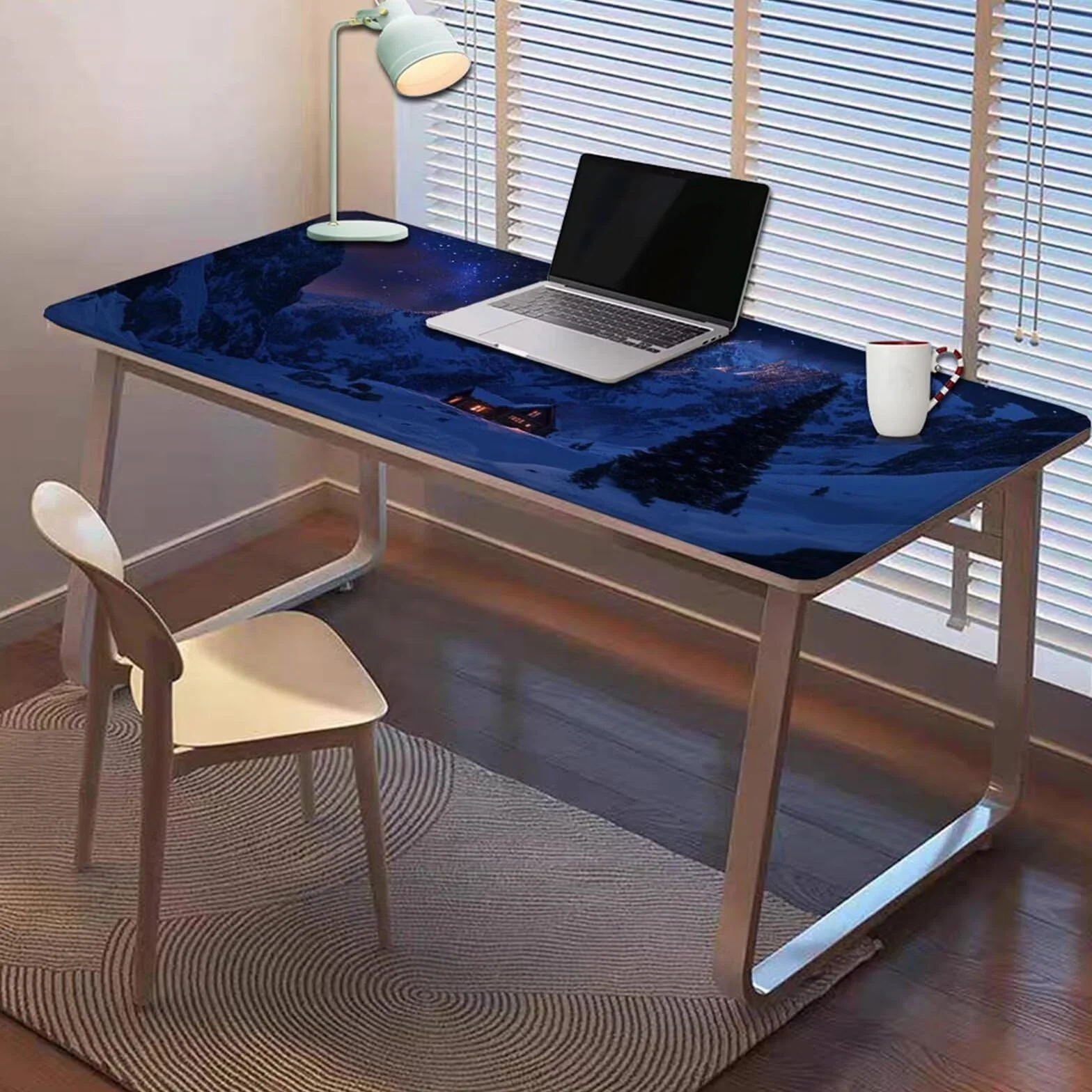 Gamingowa podkładka pod mysz 1200 x 600 x 3 mm, XXL, wodoszczelna, odporna na ścieranie, z przyszytymi krawędziami, czarna, podkładka na biurko, poprawia prędkość i precyzję do laptopa, komputera