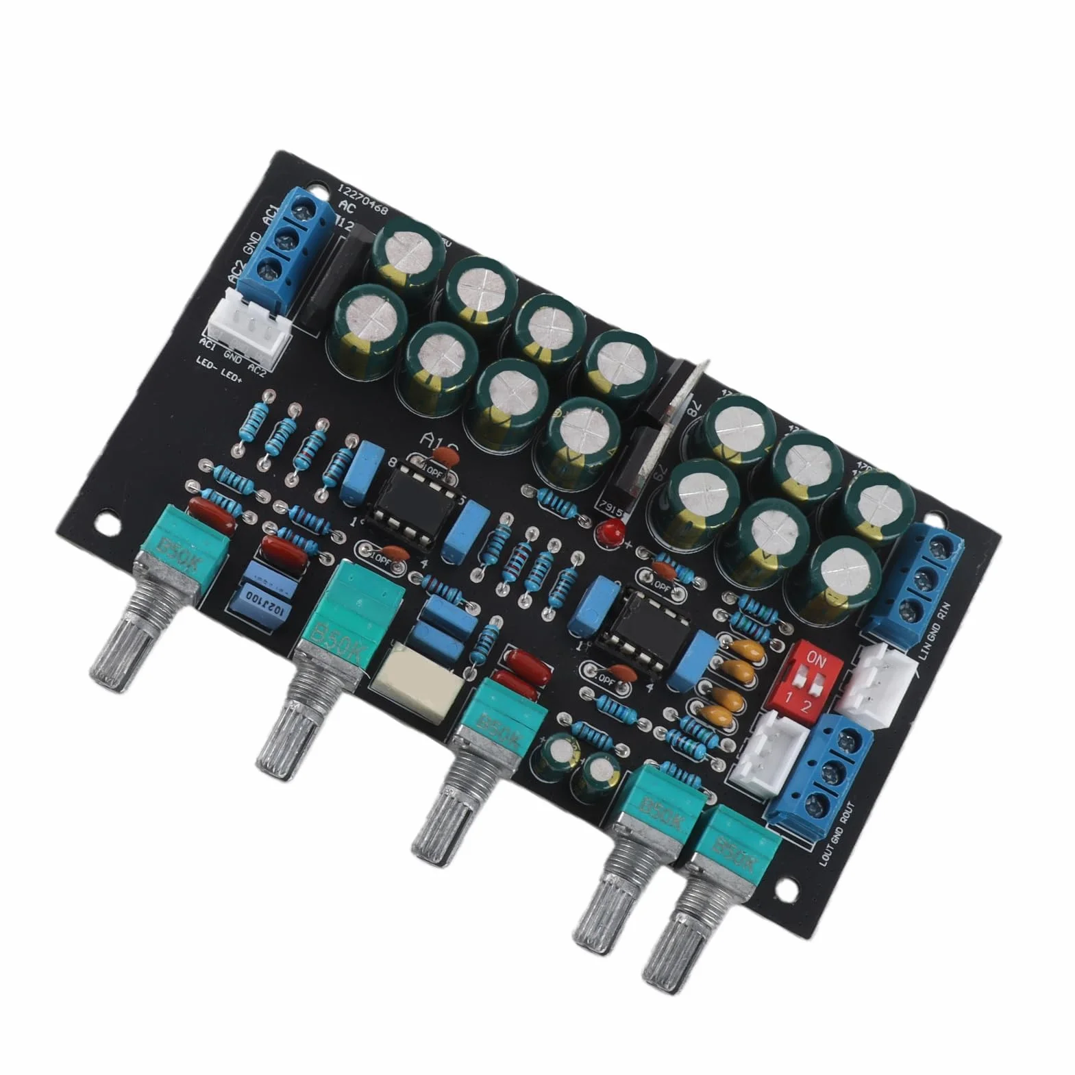 Przedwzmacniacz klasy A HiFi, płyta przedwzmacniacza dźwięku, płyta sterująca, płyta A3 Tone-Board, 4 przyciski, płyta dźwiękowa, komponenty cyfrowego modułu do usuwania dźwięku