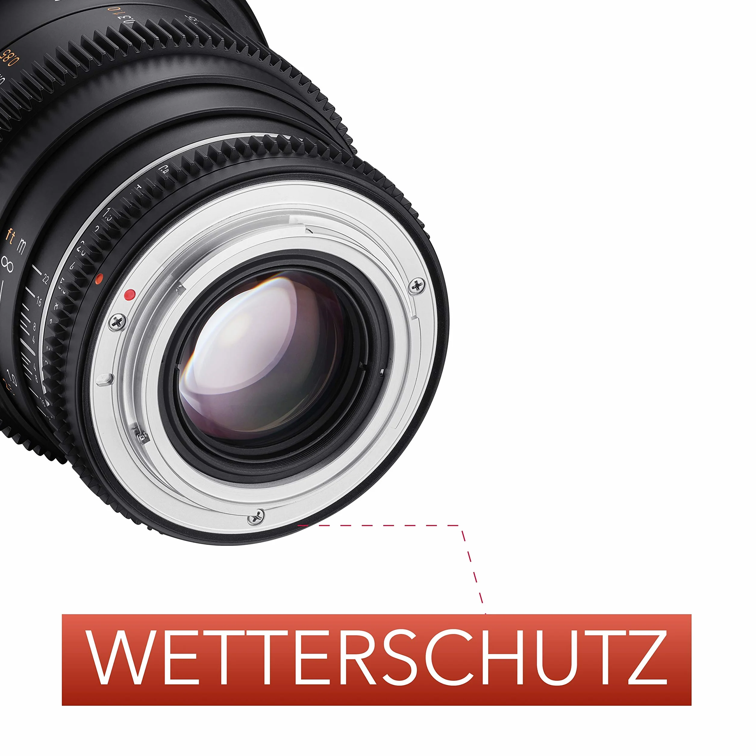 Samyang MF 50 mm T1,5 VDSLR MK2 MFT – jasny obiektyw T1,5 Normal Cine-und Video do MFT Mount, stała ogniskowa 50 mm, Follow Focus wieńce zębowe pełnoklatkowy, APS-C i MFT, rozdzielczość 8K