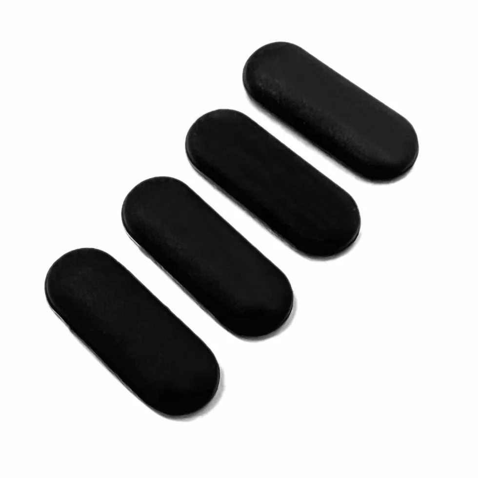 Gintai 4 PCS/1 Set Rubber Foot Strips Podkładki Gumowe Nóżka Nóżki Części zamienne dla Dell Latitude 5400 5480 5490 5495 5580 5590 Czarny