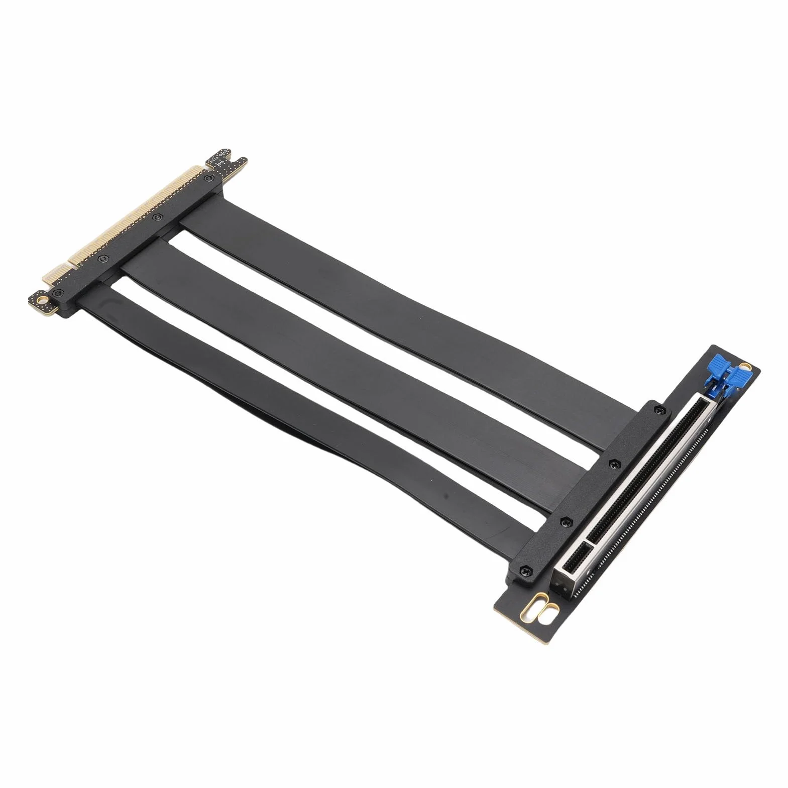 aqxreight Kabel Nośny Karty Graficznej PCIE 5.0, Przedłużacz 16X Gen 5 dla Kart Graficznych RTX 4090 i Nowej Generacji, przepustowość 128 GB/s, Płaska Konstrukcja z Ekranowaniem EMI dla Komputerów
