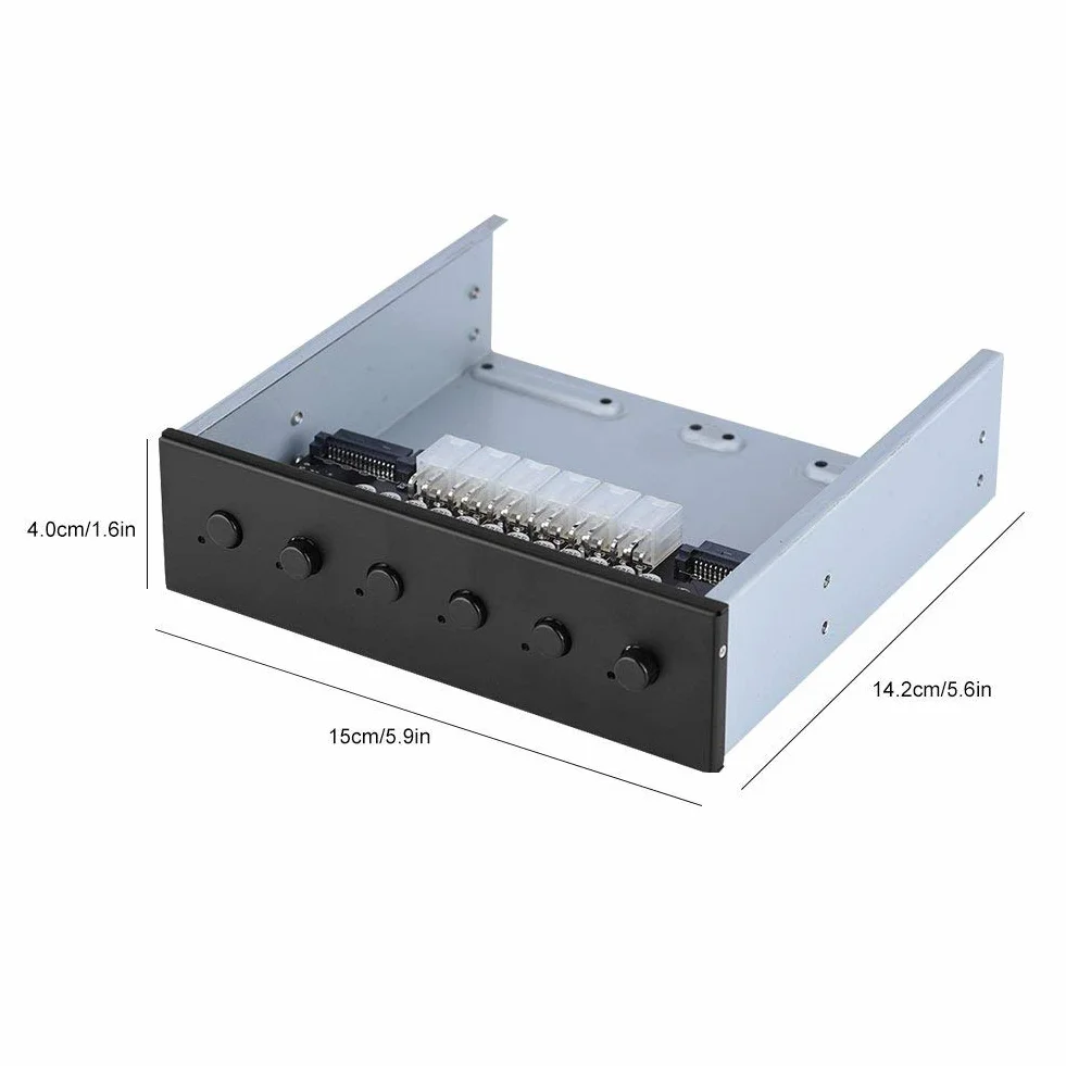 Przełącznik sterowania zasilaniem HDD, Richer-R 2,5-calowy dysk twardy SATA Drive Switcher 6 samoblokujących przełączników Sterowanie IDE 2xSATA 15-pinowy przełącznik do komputera stacjonarnego
