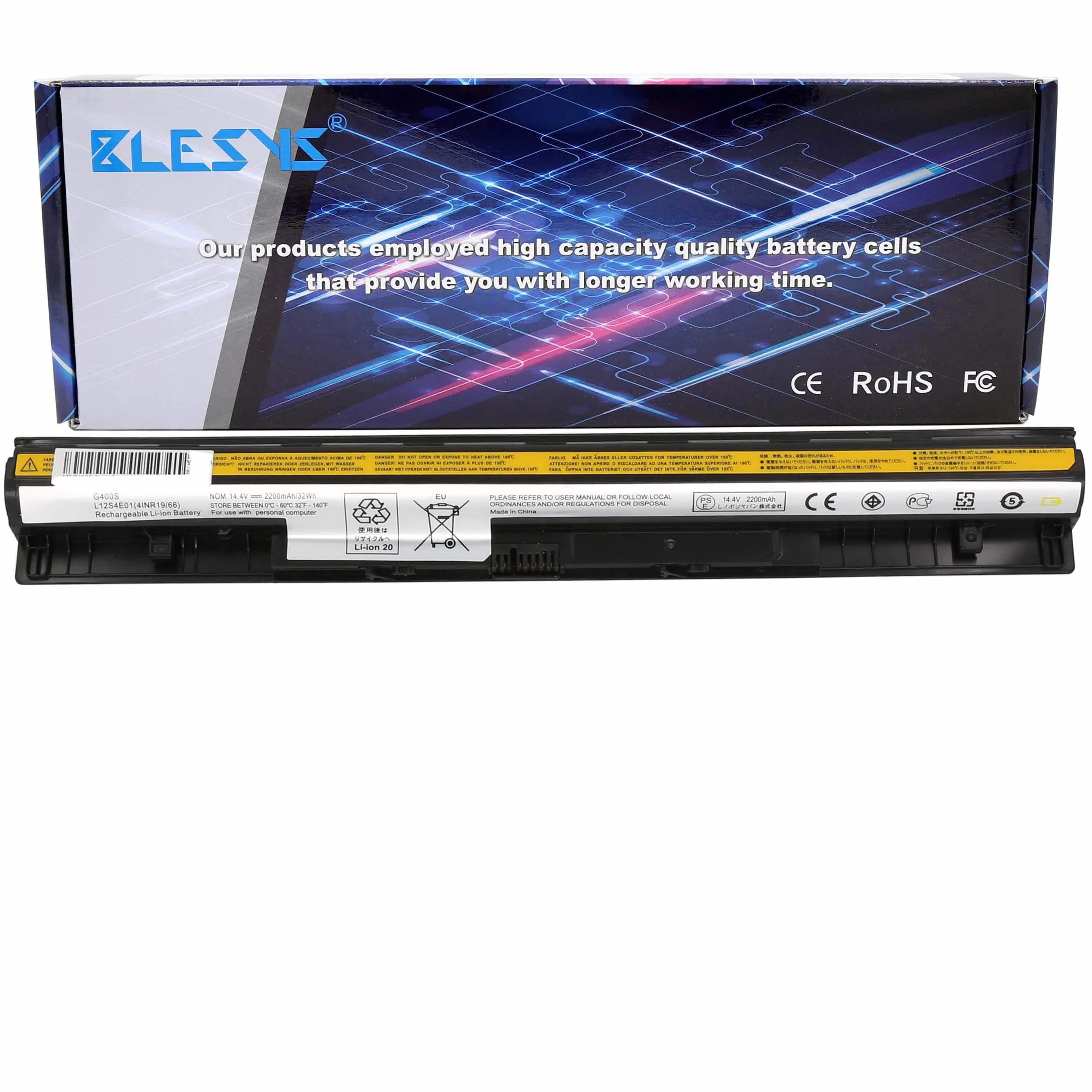 BLESYS Bateria do laptopa Lenovo B70-80 (80MR) G50-30 (80G0) Notebook 14.4V 2200mAh 32Wh