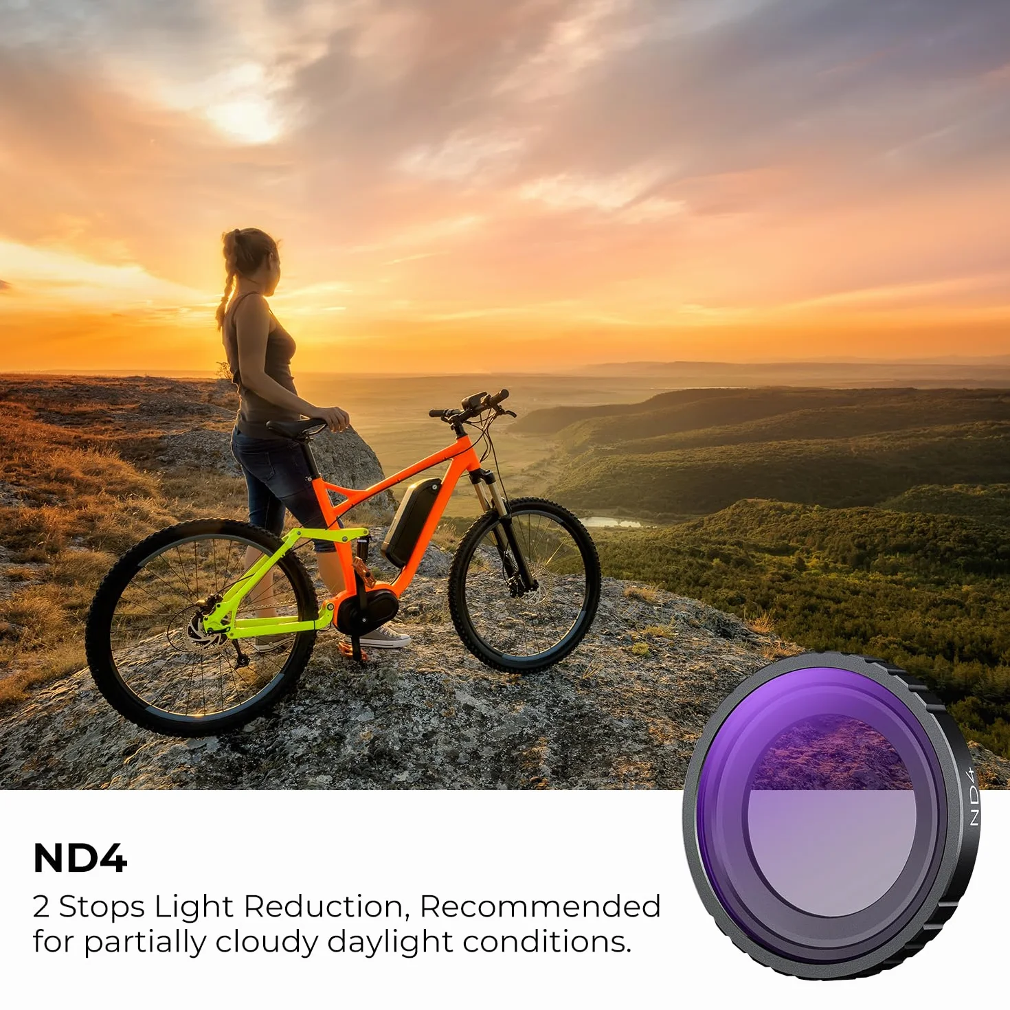 K&F Concept Filtr UV CPL ND4 kompatybilny z Insta360 GO 3S, ochrona obiektywu, ultrafioletowy, polaryzacyjny, neutralna gęstość, 3-pak filtrów do akcesoriów Insta Go3