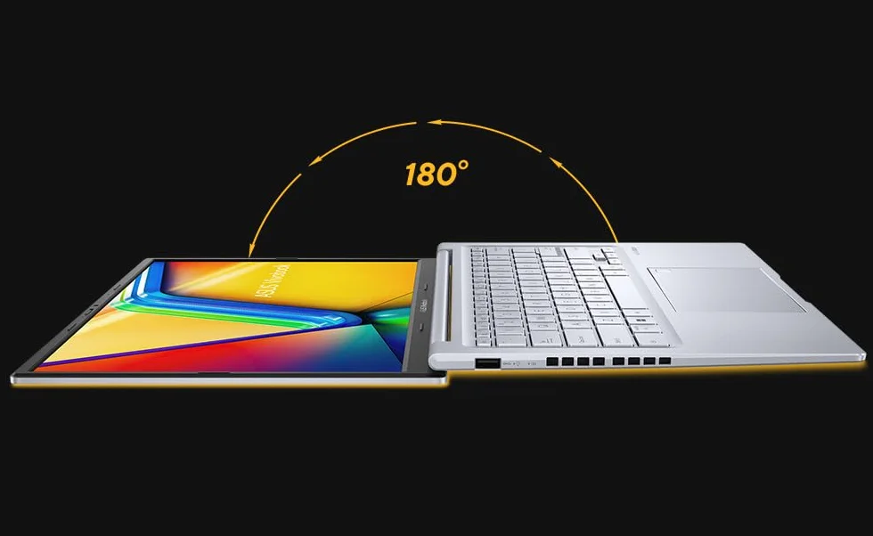 Asus Vivobook 16X K3605ZU-RP276W, aluminiowy notebook, 16", ochrona przed glare, 144 Hz, procesor Intel Core i7-12700H, RAM 16 GB, 1 TB SSD PCIE, NVIDIA® GeForce RTX™ 4050, WIN 11 HOME, srebrny