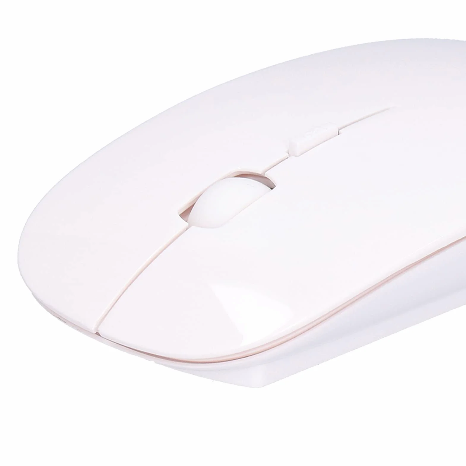 Przenośna mysz bezprzewodowa ADITAM, smukła mysz Bluetooth, technologia pozycjonowania optycznego, mysz ergonomiczna, do notebooków, komputerów stacjonarnych, gier, biura(czarny) Double the comfort