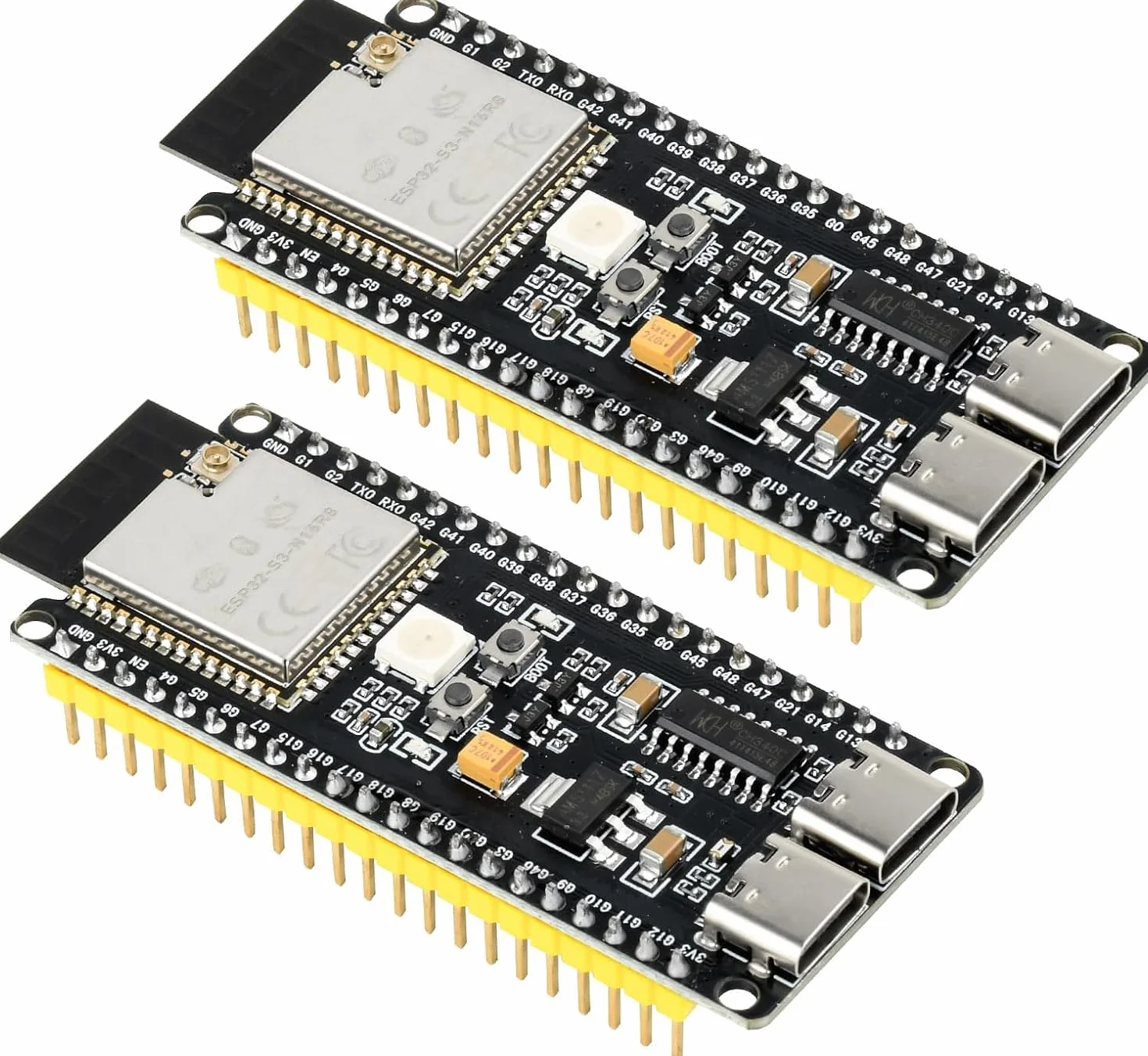 diymore ESP32-S3 DevKitC-1 N16R8 moduł, ESP32 S3 WROOM-1-N16R8 deska rozwojowa z WiFi, Bluetooth 5.0, ESP32 USB C antena