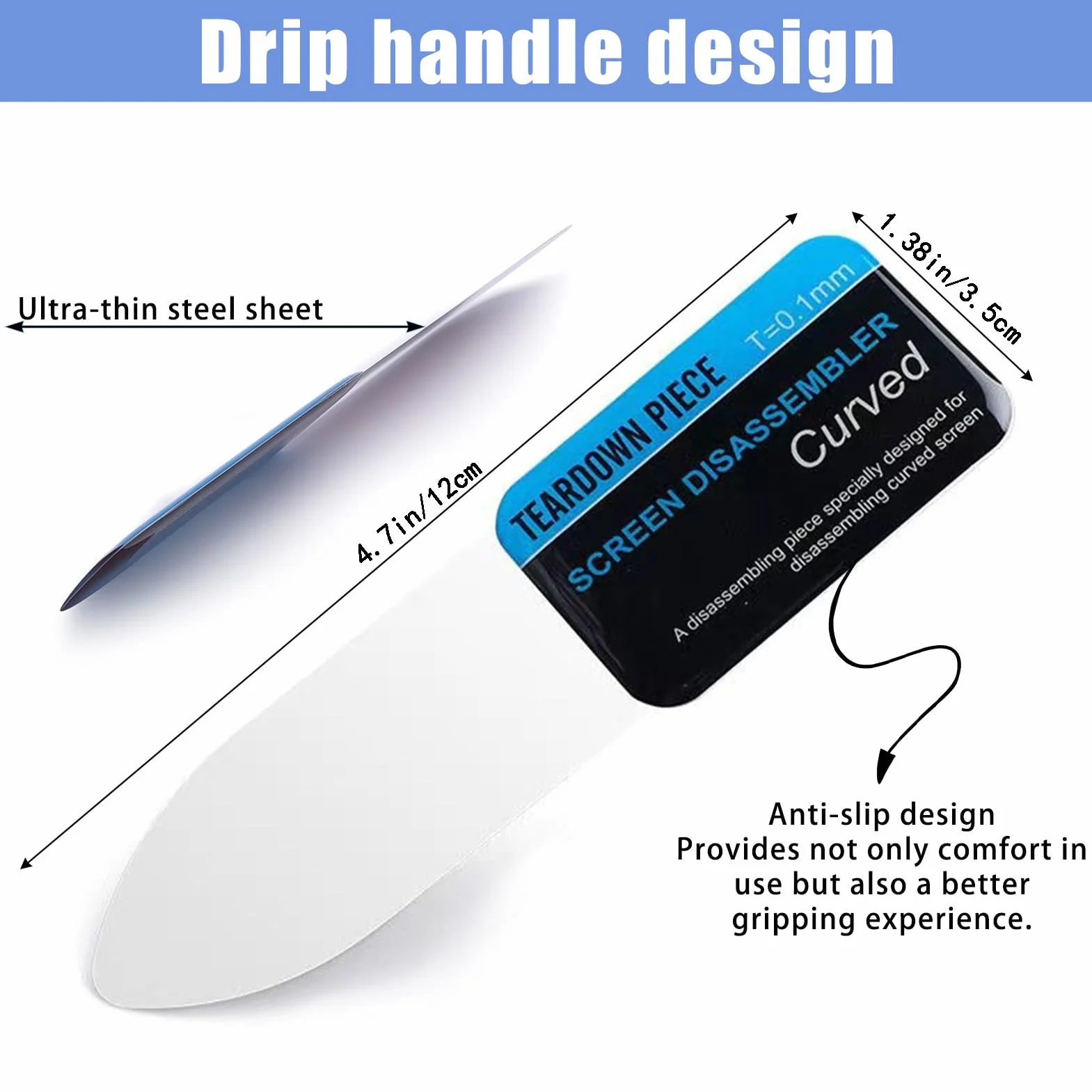 11 szt. Zestaw narzędzi naprawczych Pry Tool Kit Narzędzie do otwierania, Ultracienkie podważanie, Narzędzie do otwierania do iPhone'a, laptopa, iPada, MacBooka, tabletu, komputera, zegarka, naprawy