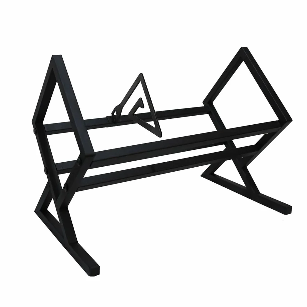 Stojak na płyty CD Ramka wyświetlacza CD Stojak do umieszczania magazynów do aranżacji Metalowy pulpit Kreatywny regał do przechowywania płyt Uchwyt na płyty winylowe(Duży)
