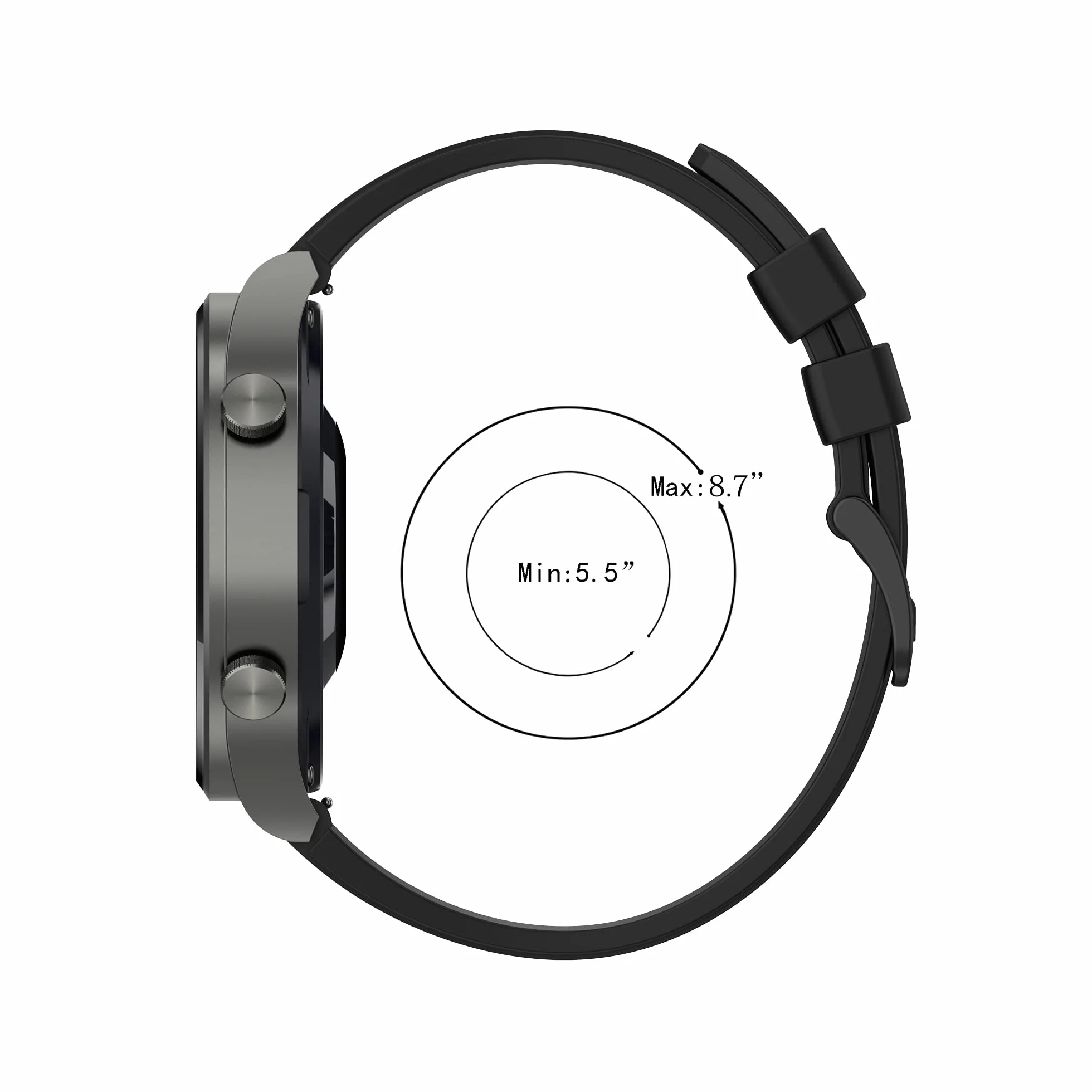 Obejrzyj Oficjalny pasek 22 mm dla GT 2 GT2 Pro Oryginalne wymianę smartwatcha Pas Pasband/Teal/dla GT2 46mm