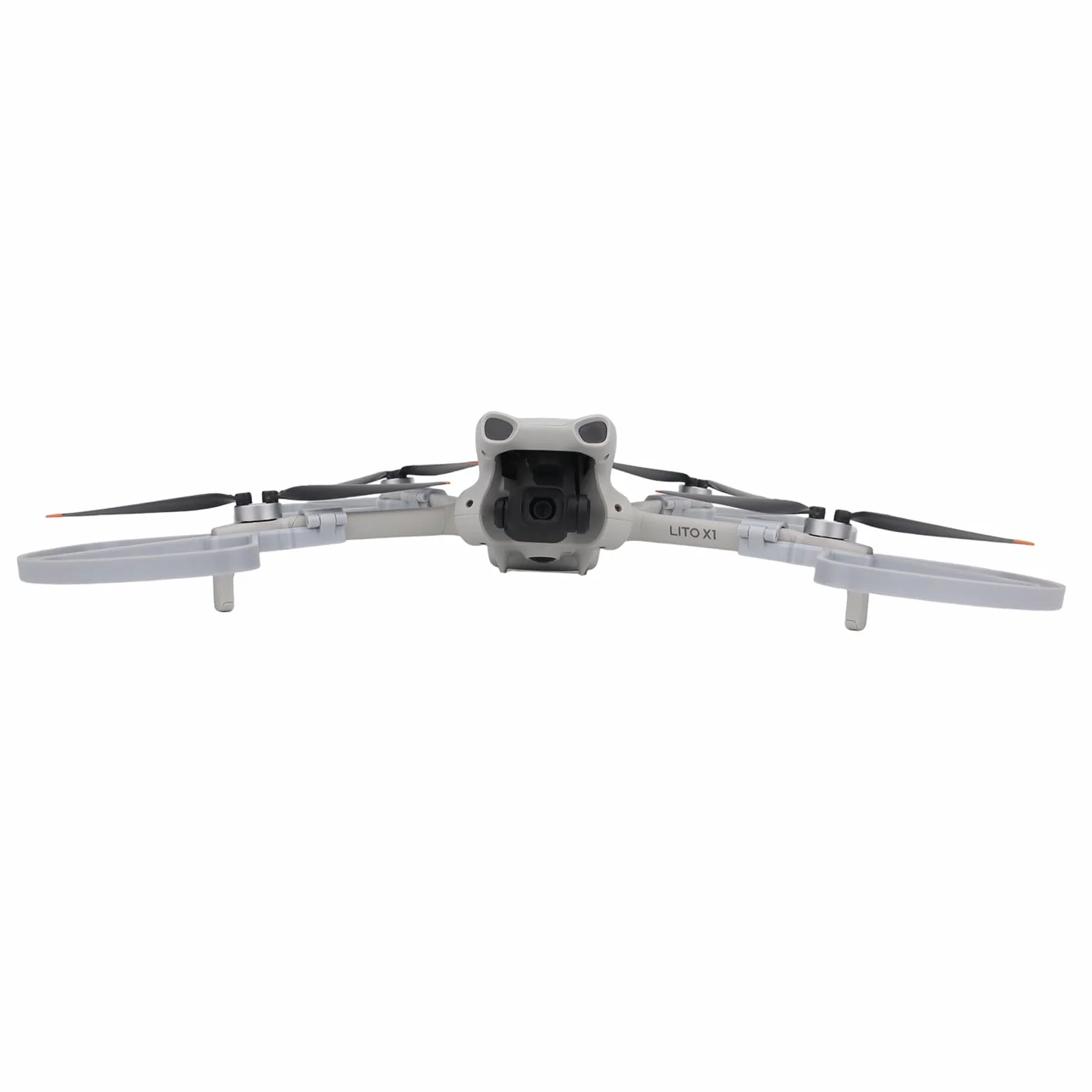 Pasuje do DJI Lito 1 / Lito X1, osłony śmigieł, pierścień ochronny odporny na uderzenia, łatwy w montażu zderzak do ochrony przed uderzeniami (szary)