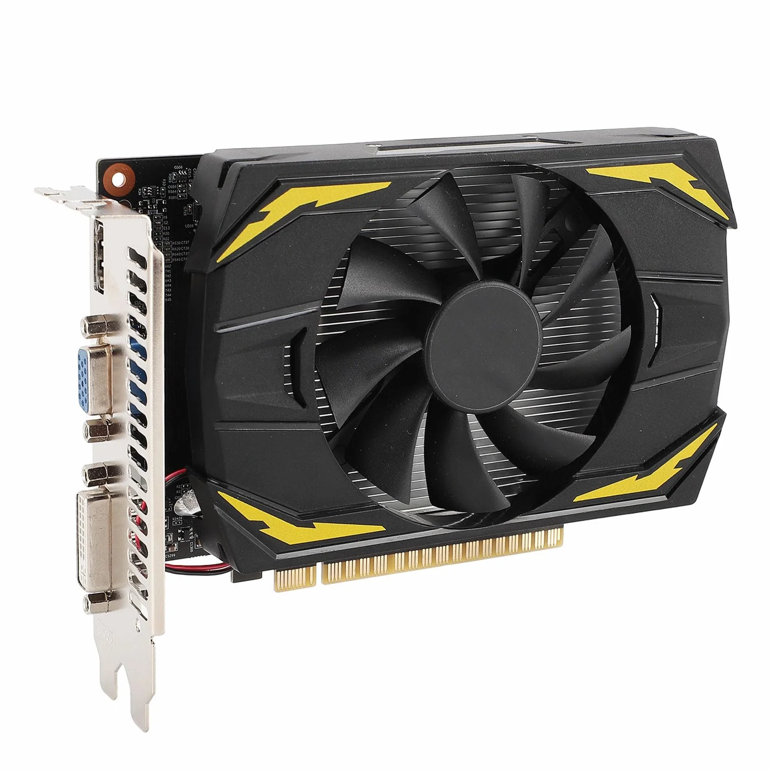 Karta Graficzna, 4 GB GDDR5 128 Bit 1080 P HD, PCI Express 3.0x16 DVI 640SP do Gier Roboczych z DirectX 12, Shader Model 5.0