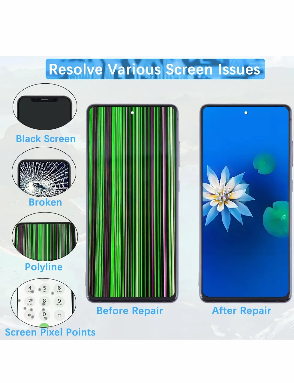 H&LYCYJ Wyświetlacz do Samsung Galaxy S20 FE 4G/5G/2022 TFT G780F G780F/DSM G780G LCD ekran zamienny zestaw montażowy (czarny z ramką, bez odcisków palców