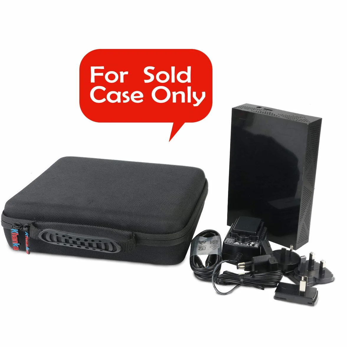 Khanka Pokrowiec ochronny case do Seagate Desktop Drive 8 TB zewnętrzny dysk twardy 3,5 cala USB 3.0 STGY8000400 Amazon Exclusive (pusta obudowa)