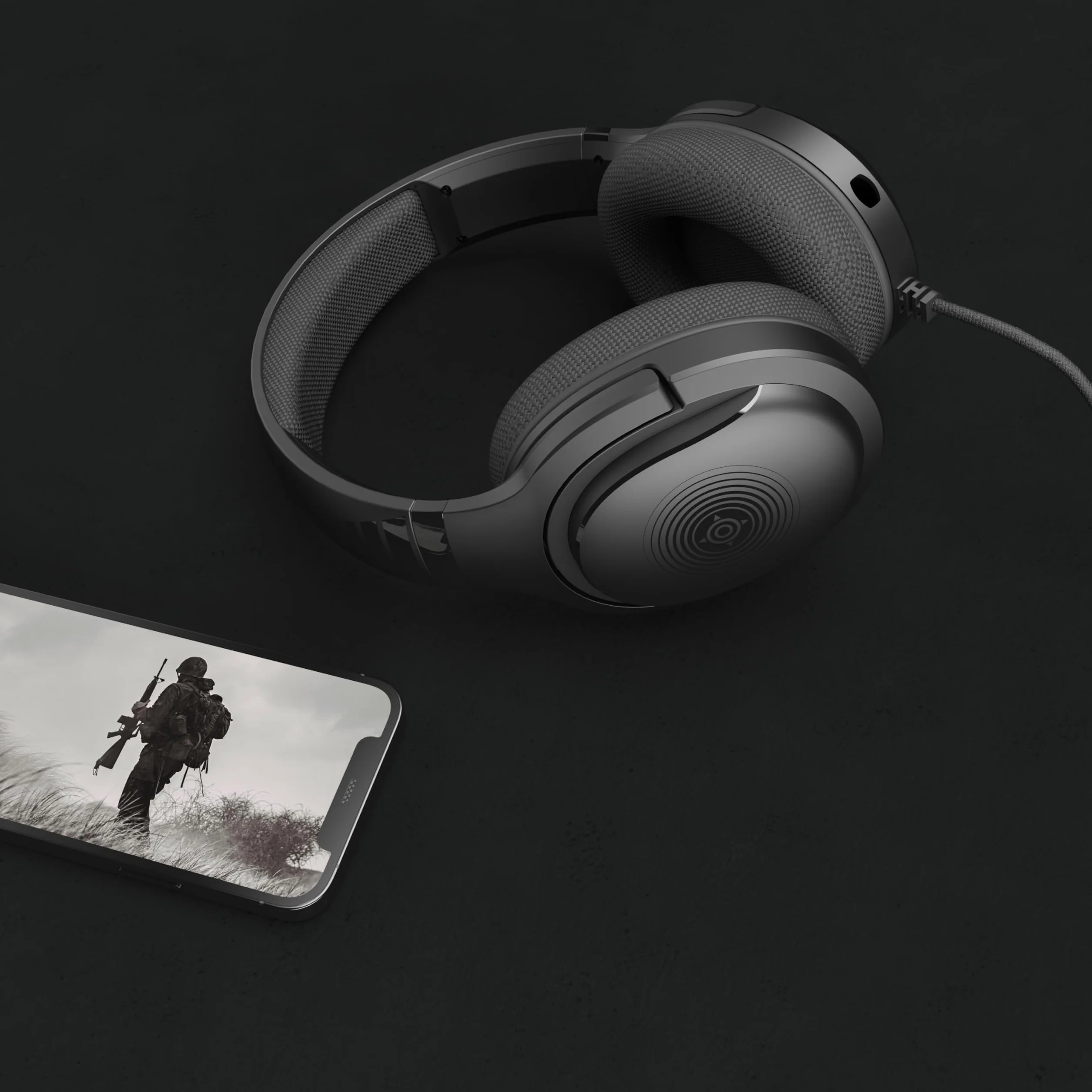 NOVA GAMING AUSTRALIS - Przewodowy zestaw słuchawkowy do gier z wyjmowanym mikrofonem - lekki i wygodny dodatek dla graczy - kompatybilny z wieloma platformami (PC, PS4-5 i Switch) - czarny