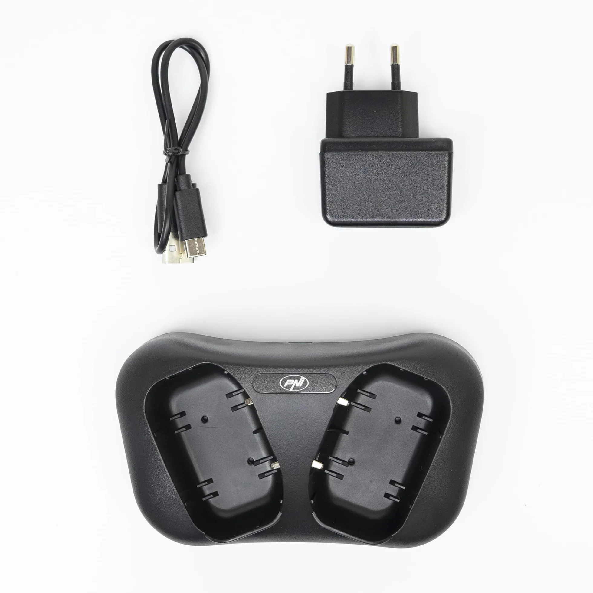 Przenośna stacja radiowa PNI PMR R80 PRO, zestaw 2 sztuk, 0,5W, 16 kanałów, Wodoodporna IP67, z latarką LED, przyciskiem SOS, VOX, USB-C