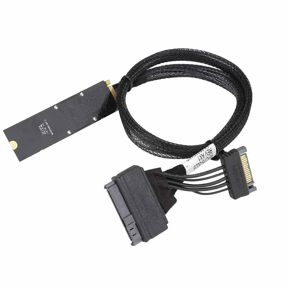 Kabel U.2 do M.2 SF-8639 Szybki Adapter do Dysków SSD NVMe w Stacjonarnych Stacjach Roboczych 50 Cm