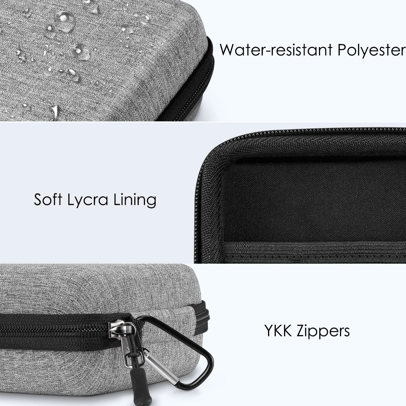 FINPAC Twarde etui na ładowarkę MacBook, mała torba organizująca na elektronikę do zasilacza MacBook, przenośna saszetka podróżna do przechowywania akcesoriów do laptopa, Magic Mouse, napędów USB