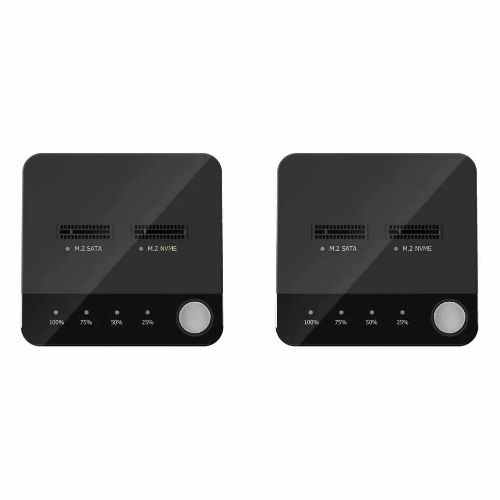 M.2 SATA/NVMe Dual-Bay Hard Drive Stacja dokująca Clone Duplicator dla SSD Rozmiar 2230-22110
