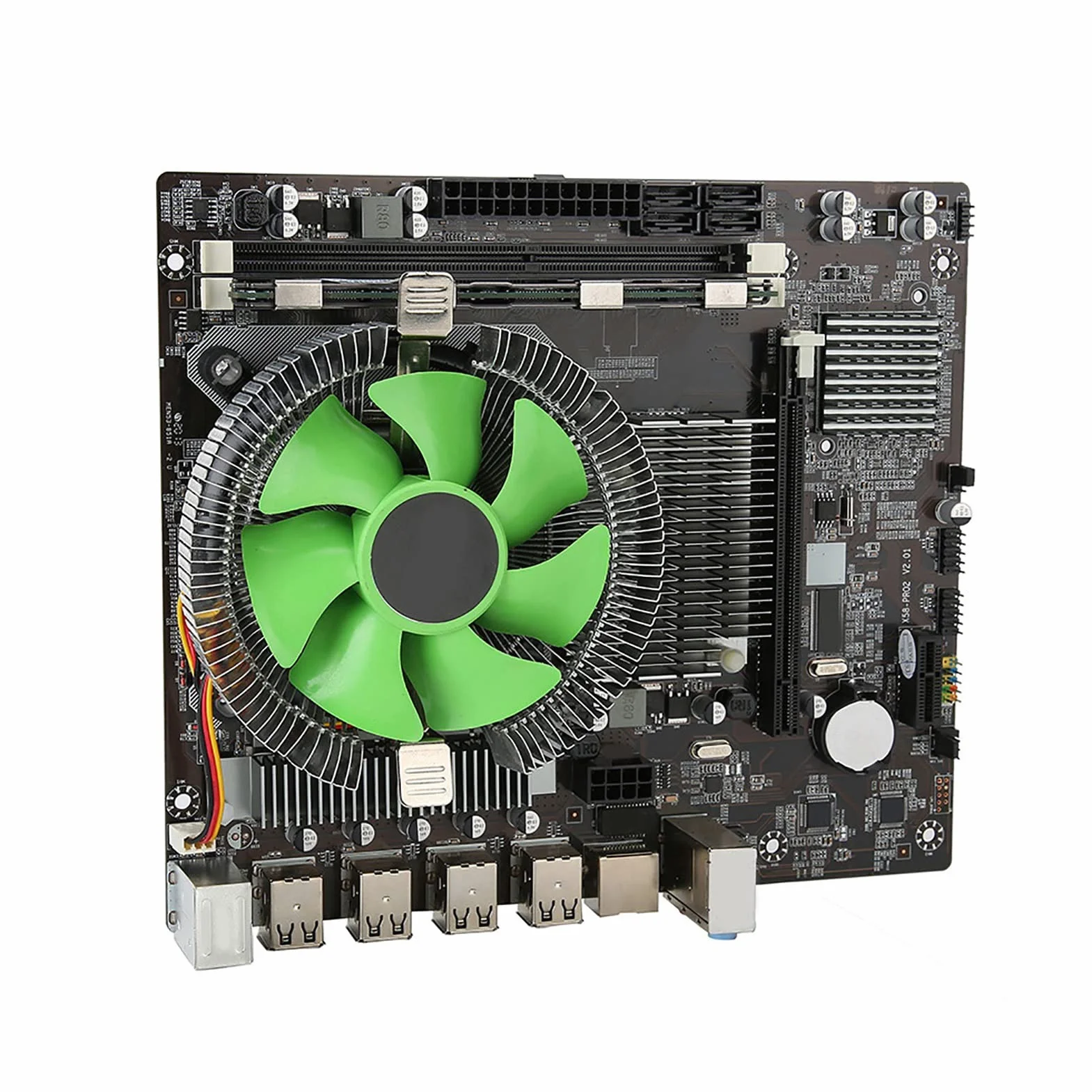 Zestaw Płyt Głównych Do Komputerów Stacjonarnych X58 Z Procesorem X5650 I Pamięcią 8 GB, Zestaw Płyt Głównych LGa 1366 I Zestaw Płyt Głównych Do Komputerów Stacjonarnych, Płyty Główne Do Komputerów St