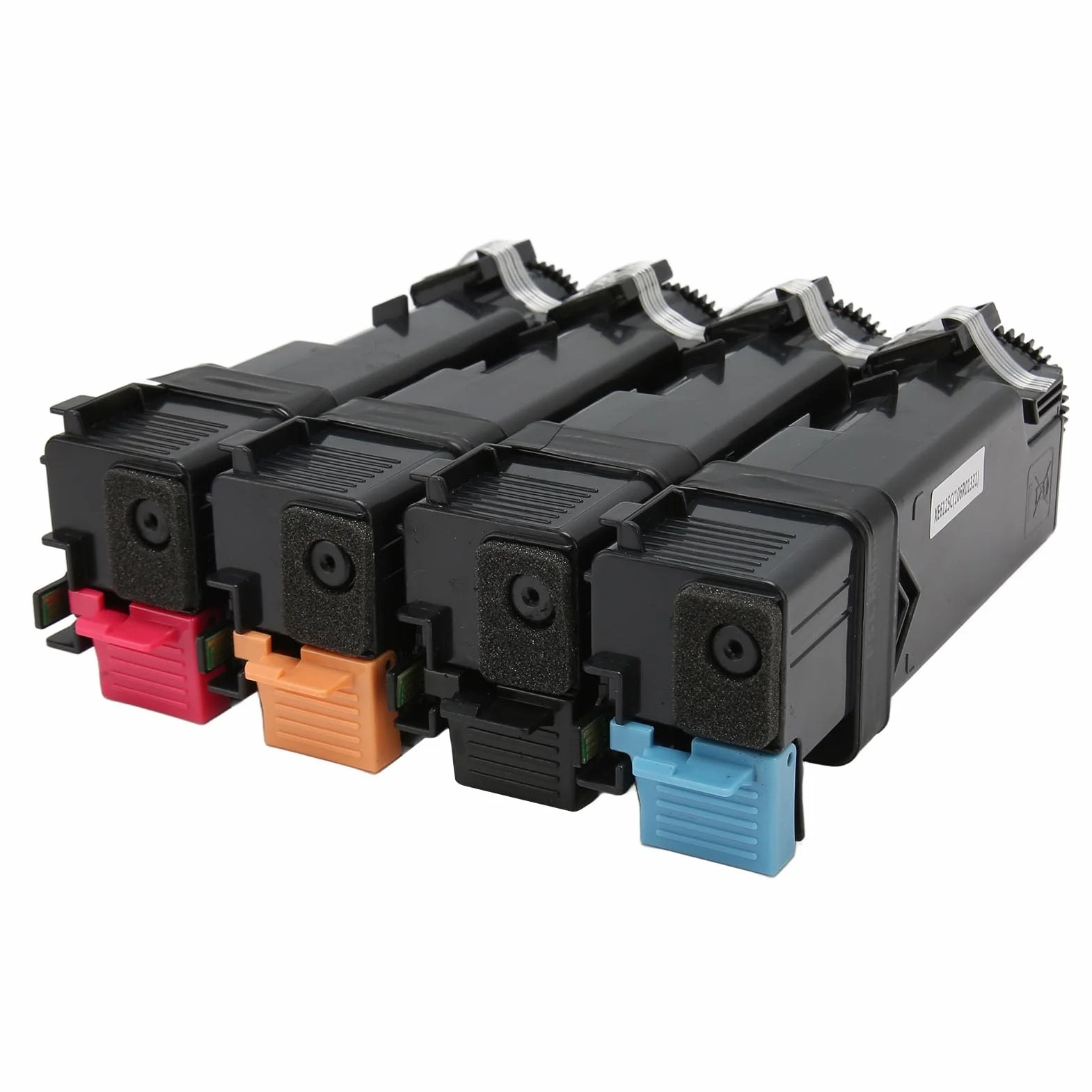 4PCS Toneer Cutridge Zestaw wysokiej wydajności Zestaw uzupełniania dla Phaser 6125 Drukarka z 3000 stronami drukowania tekstu do szkoły domowej Używanie trwałego materiału PVC