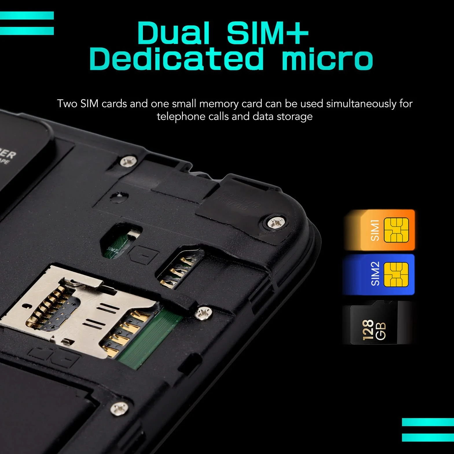 6,1-calowy smartfon z Androidem 6, 3 GB RAM 32 GB ROM, 5 MP z przodu, 8 MP z tyłu, podwójna karta Dual Standby, bateria 2800 mAh, rozpoznawanie twarzy Ultra cienki telefon komórkowy(Green)
