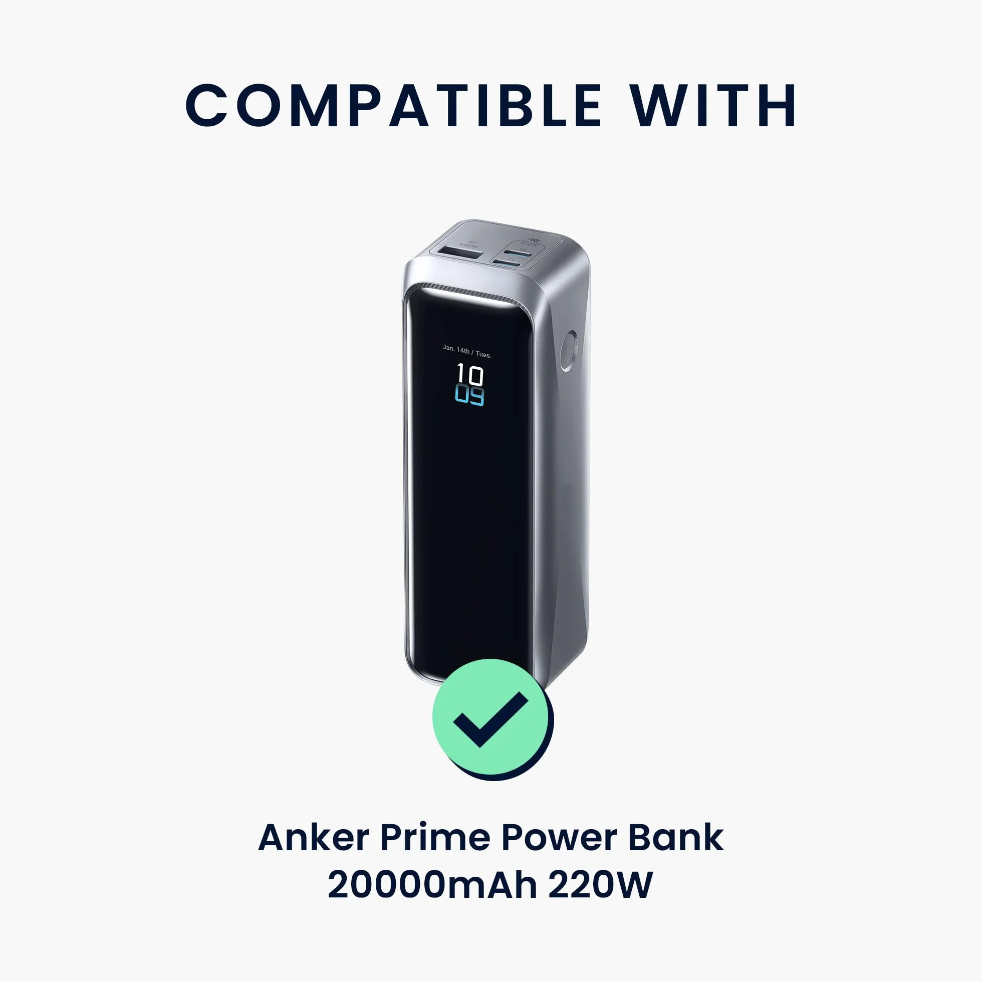 Anker Prime Power Bank 20000 mAh 220 W Etui przenośny pokrowiec czarny