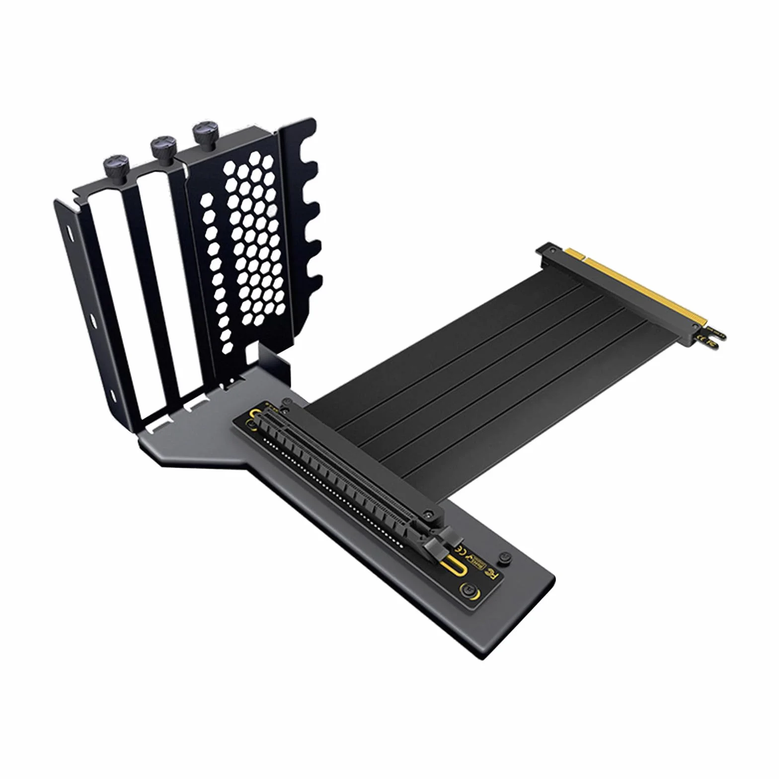 Pionowy uchwyt na kartę graficzną, uchwyt na kartę graficzną, zestaw uchwytów na kartę graficzną VGA z kablem PCIe 3.0, wspornik wsparcia GPU