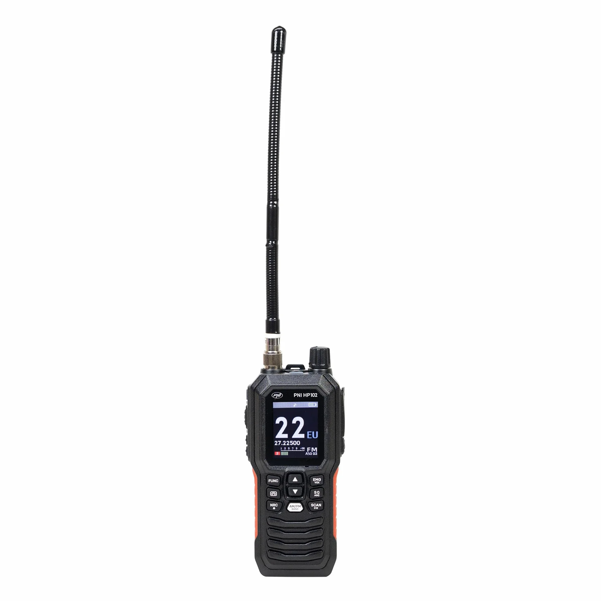 Przenośna stacja radiowa CB PNI Escort HP 102 multistandard, 4 W, 12 V-24 V, AM-FM, NRC, Dual Watch, Roger Beep, ASQ SQ regulowany, VOX