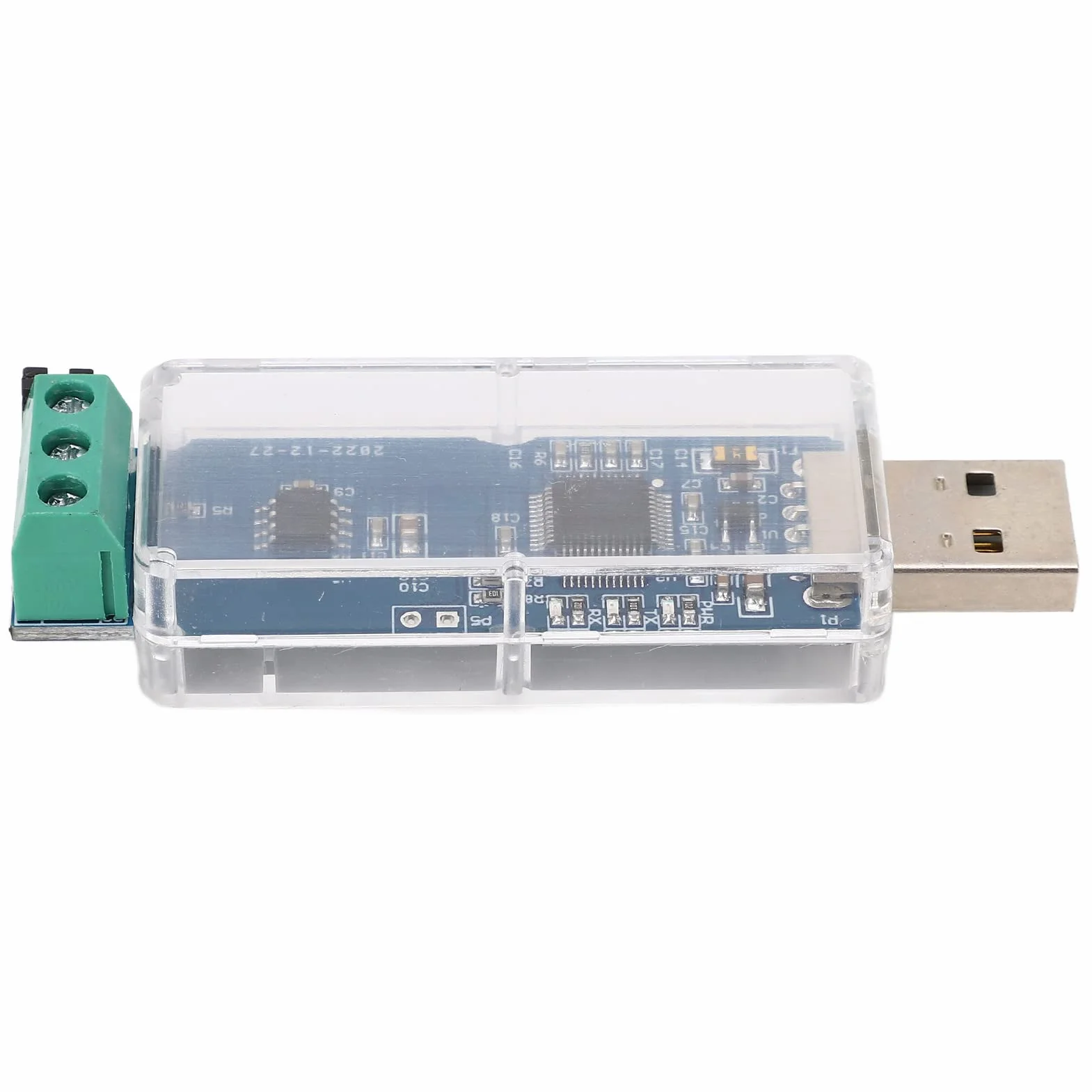 Moduł konwertera USB na CAN, adapter konwertera USB na CAN, 3-kolorowy wskaźnik stanu LED, nieizolowany chip, prędkość transmisji USB do CAN, kabel USB do CAN, kabel USB
