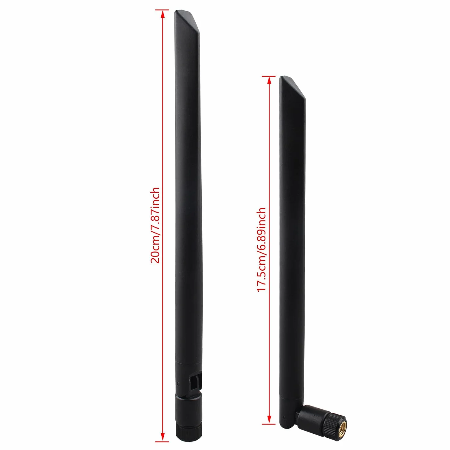 2pcs 4G LTE Antenna SMA Male 6dBi Omni-directional Aerial Compatible with Vodafone EE O2 Three Huawei ZTE 4G LTE Router Gateway Modem Cellular Router Wireless Game Trail Camera