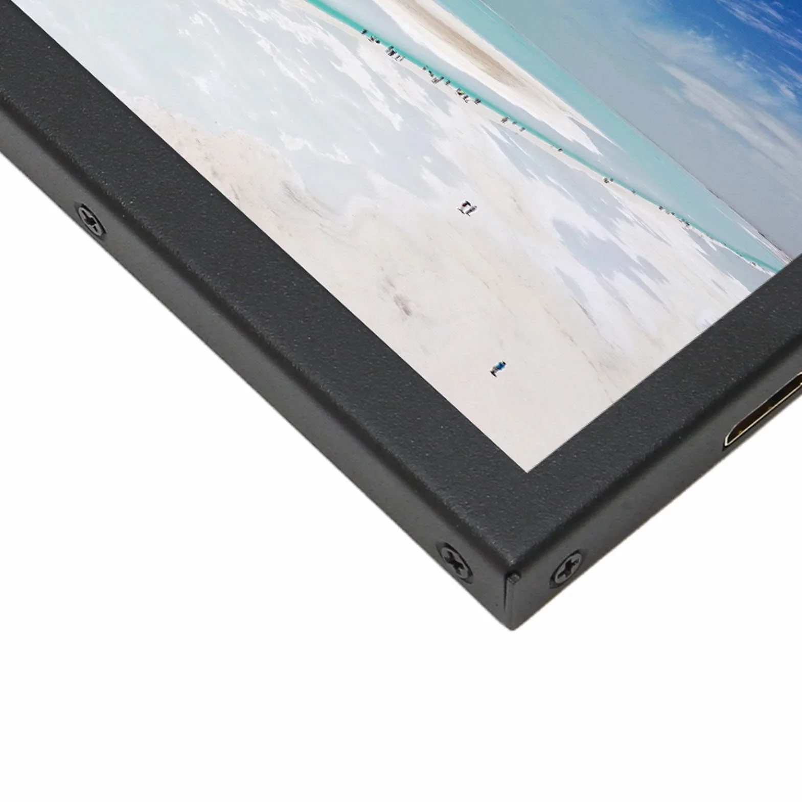 5-calowy Monitor, Ekran LCD Mini IPS 800x480 Mały Monitor, Metalowa Obudowa Komputer Przenośny Monitor Podekranowy dla Interfejsu HDMI dla Komputera RPi dla Windows 7 8 10 dla OS X