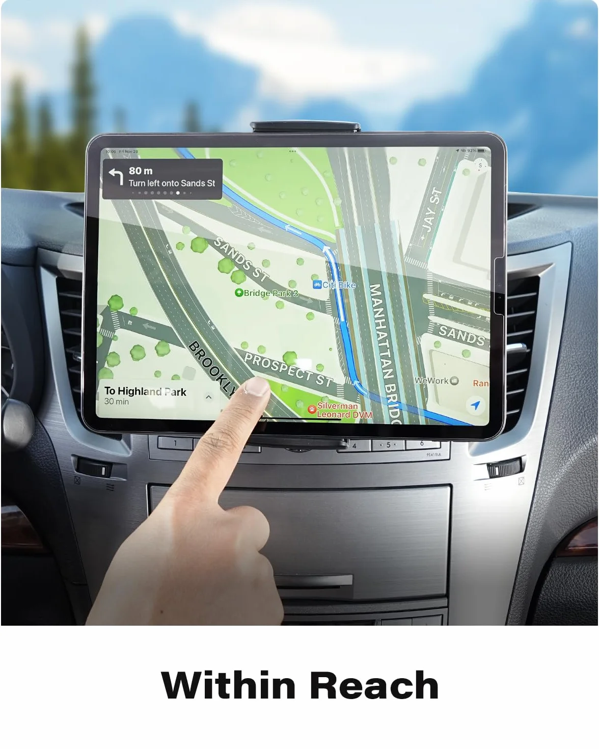APPS2Car Uniwersalny otwór na tablet CD uchwyt samochodowy stojak