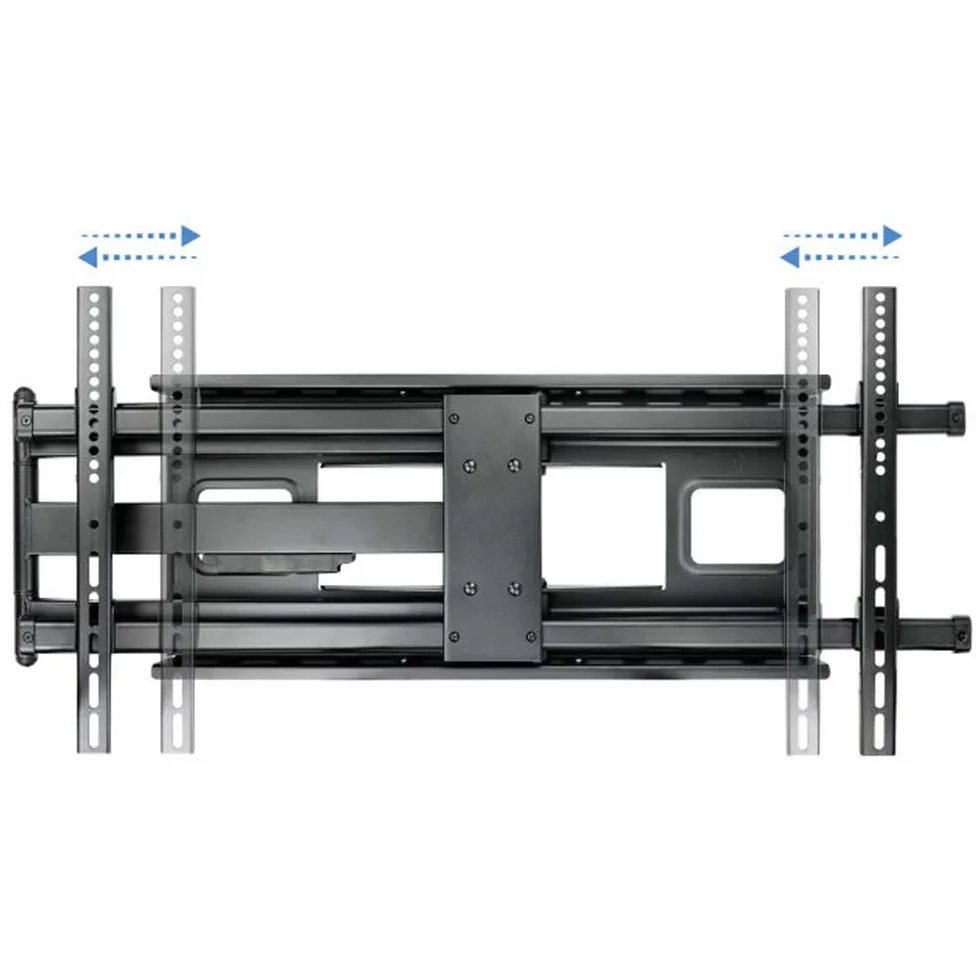 TOOQ LP4380XL-B uchwyt ścienny do ekranów o przekątnej 109 cm (43 – 80 cali), szerokokątny, maks. 50 kg, wysuwane ramię, czarny