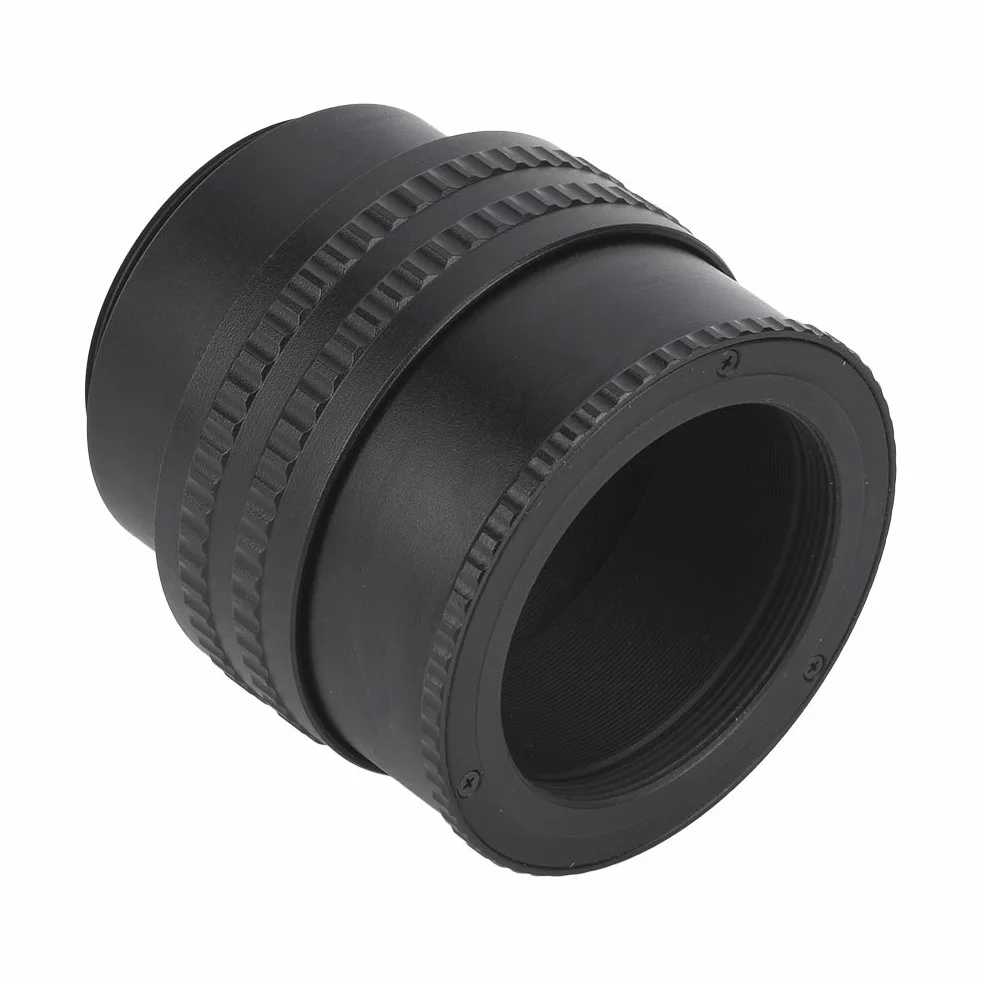 Teleobiektyw Helicoid M42 M42 dla Aluminiumoy M42 do M42ing Adapter Obiektywu Helikoidalnego Adapterro Tube Akcesoria 25 55Mm M42 do M42 Helicoid Czarny